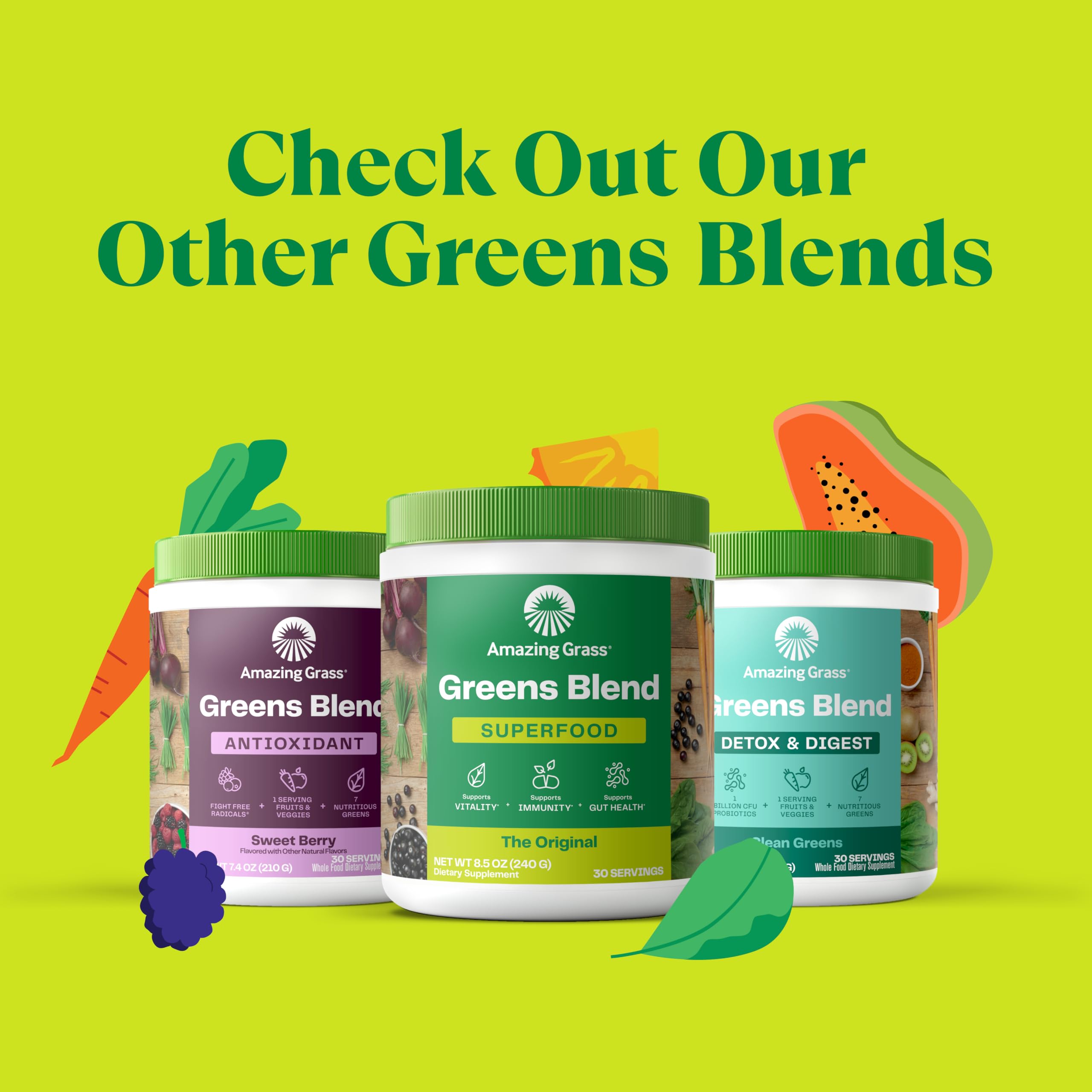 Amazing Grass Kidz Superfood: Vegan Protein & Probiotics for Kids with Beet Root Powder & 1/2 Cup of Leafy Greens, Strawberry Blast, 15 Servings Amazing Grass uk supplements