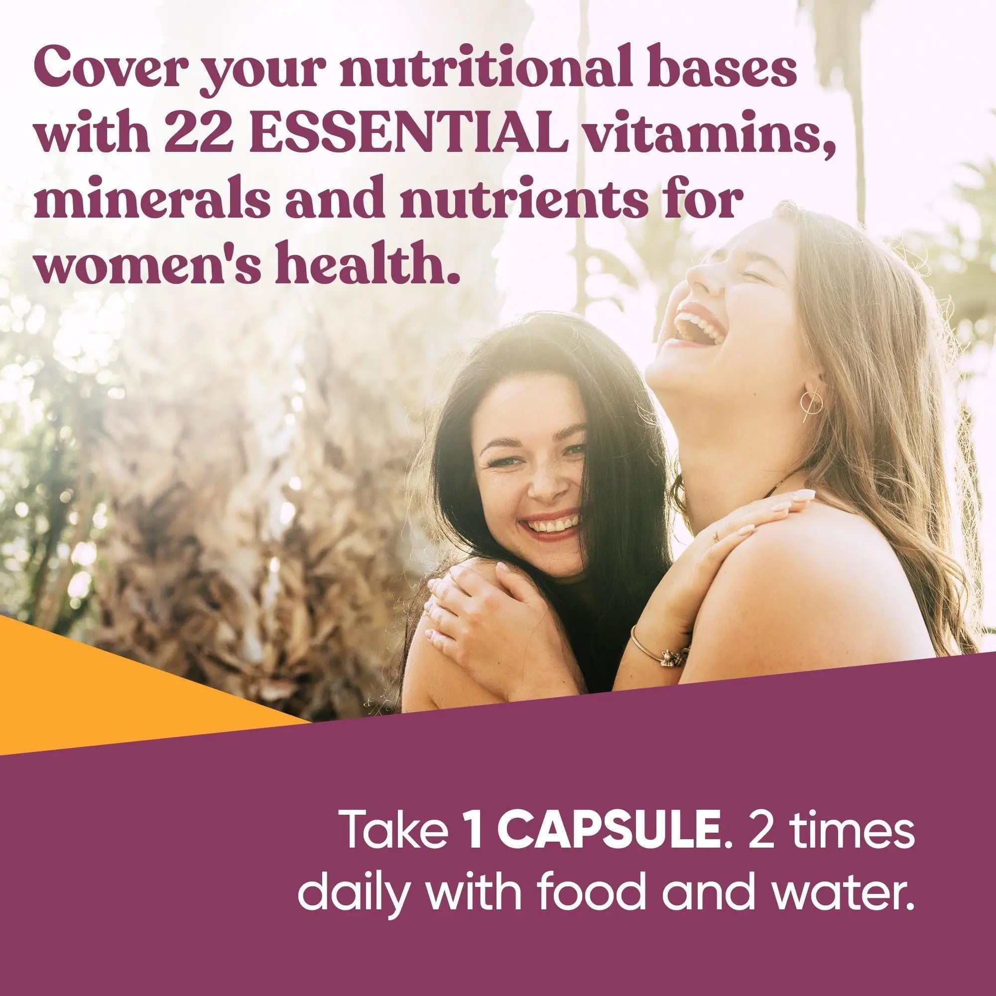 Next Gen Multivitamin for Women – 22 Optimized Vitamins for Immunity, Beauty, Brain, Energy, Bones and Heart – Vitamin C, D, E, K, Iron, B6 and DHA Eu Natural uk supplements