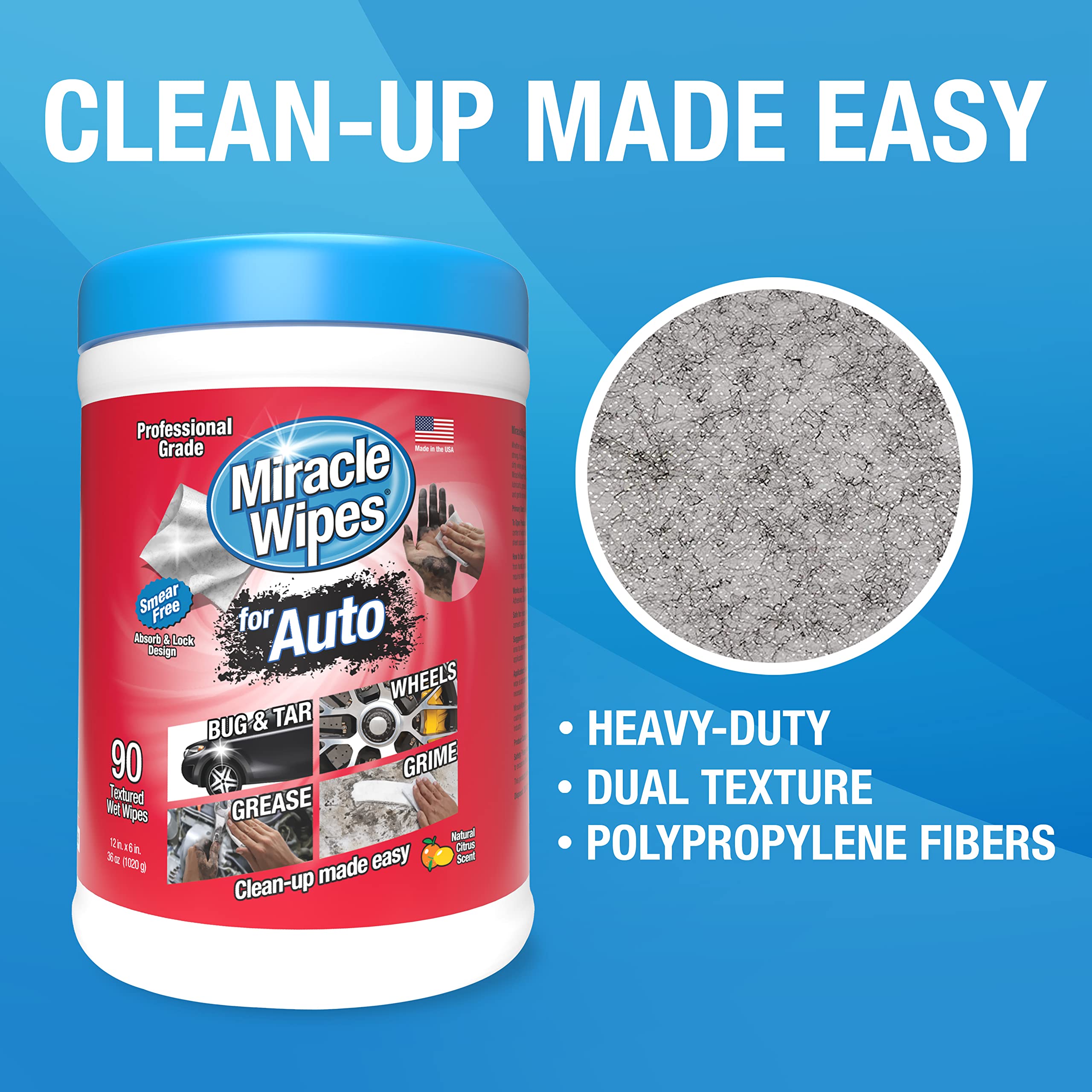 MiracleWipes for Automotive, All Purpose Cleaning Wipes for Hands, Auto Interior, Exterior MiracleWipes uk supplements
