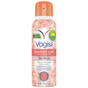 Vagisil Scentsitive Scents Feminine Dry Wash Deodorant Spray for Women, Gynecologist Tested Vagisil uk supplements