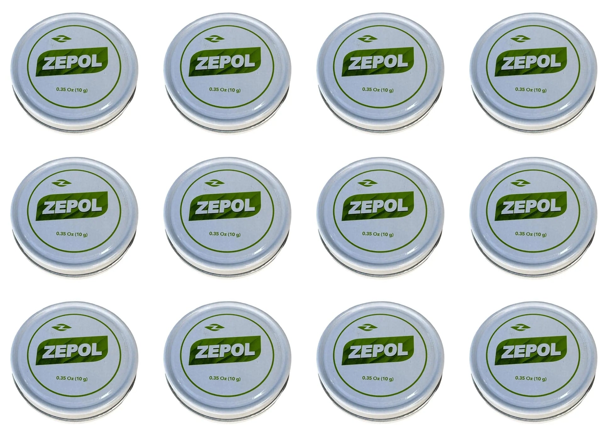 Zepol Original - Long-Lasting Topical Analgesic Ointment for Muscles, Joints, Backache, Sprains, and Strains - Pack of 12 Cans, 0.35 oz Each Zepol uk supplements