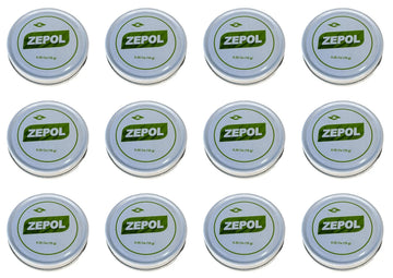 Zepol Original - Long-Lasting Topical Analgesic Ointment for Muscles, Joints, Backache, Sprains, and Strains - Pack of 12 Cans, 0.35 oz Each Zepol uk supplements