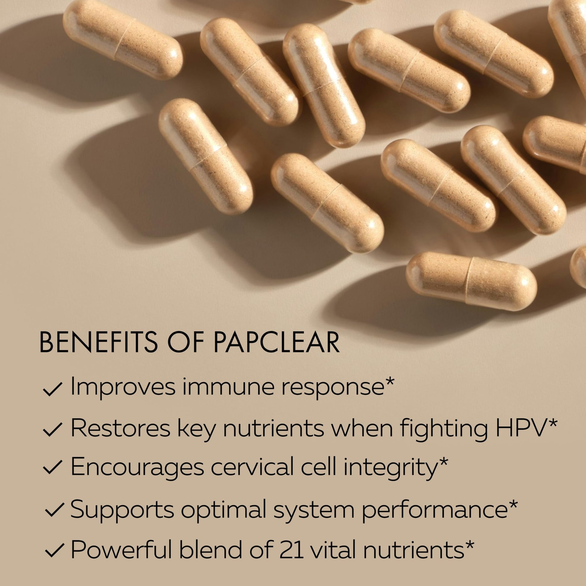 PAPCLEAR Physician Formulated | All Natural Immune Support Supplement | Advanced Powerful Immunity Booster | 21 Vitamins & Nutrients with Organic Shiitake Mushroom & Lycopene | 90 Capsules | Pack of 1 HPD Rx uk supplements
