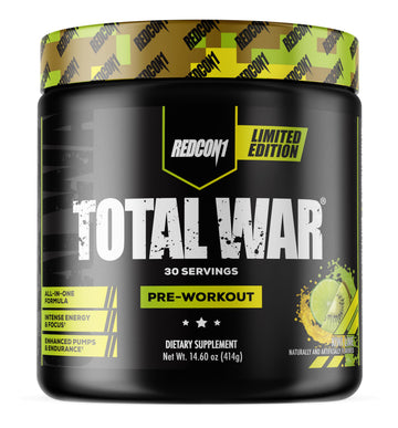 REDCON1 Total War Pre Workout Powder, Kiwi Lime - Beta Alanine + Citrulline Malate Keto REDCON1 uk supplements