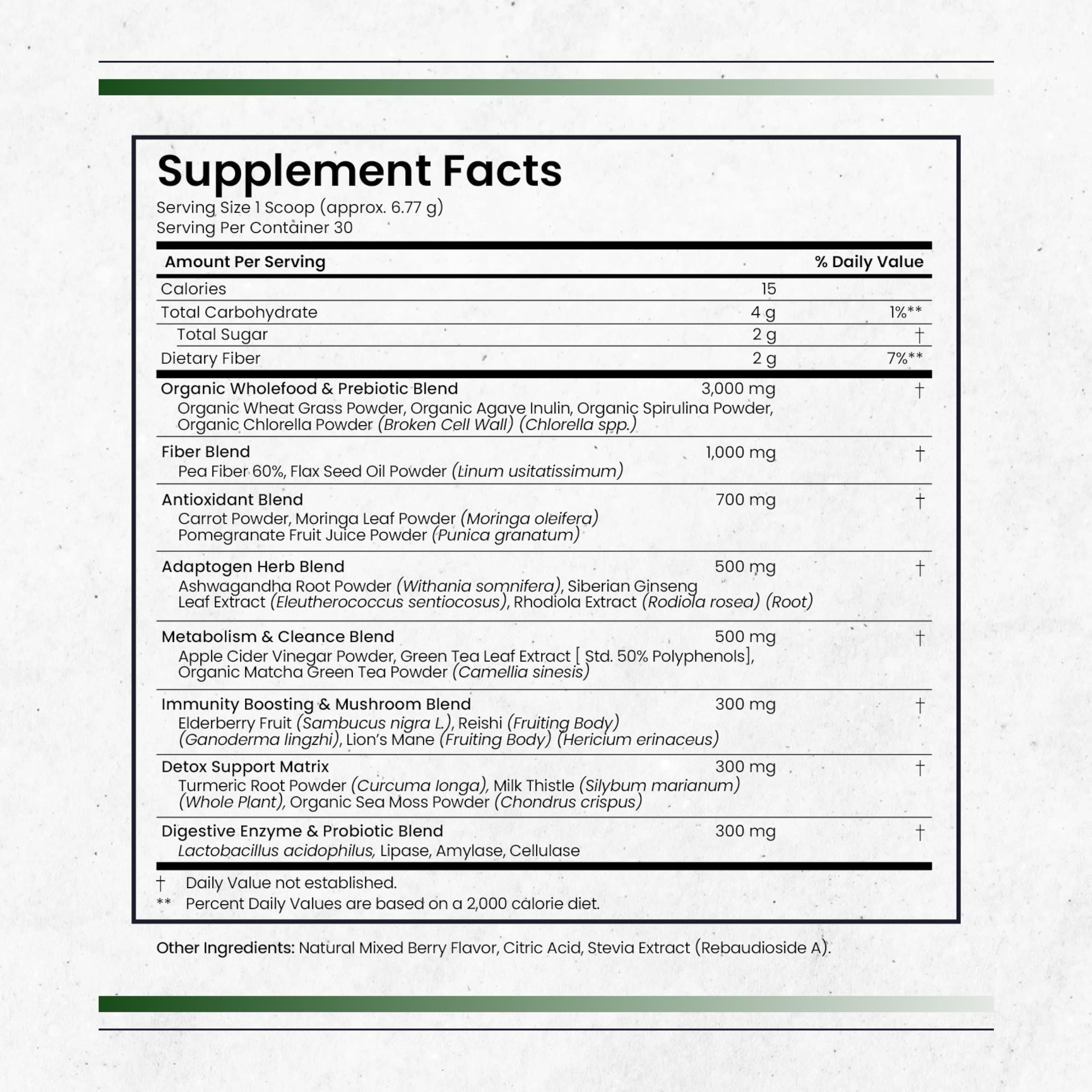 Nature's Pure Blend Super Greens Powder – Organic Greens Superfood Powder Supplements for Green Juice & Smoothie – Probiotic - Drink Mix for Energy Wellness and Digestion (Matcha Flavor, 30 Servings) Nature's Pure Blend uk supplements