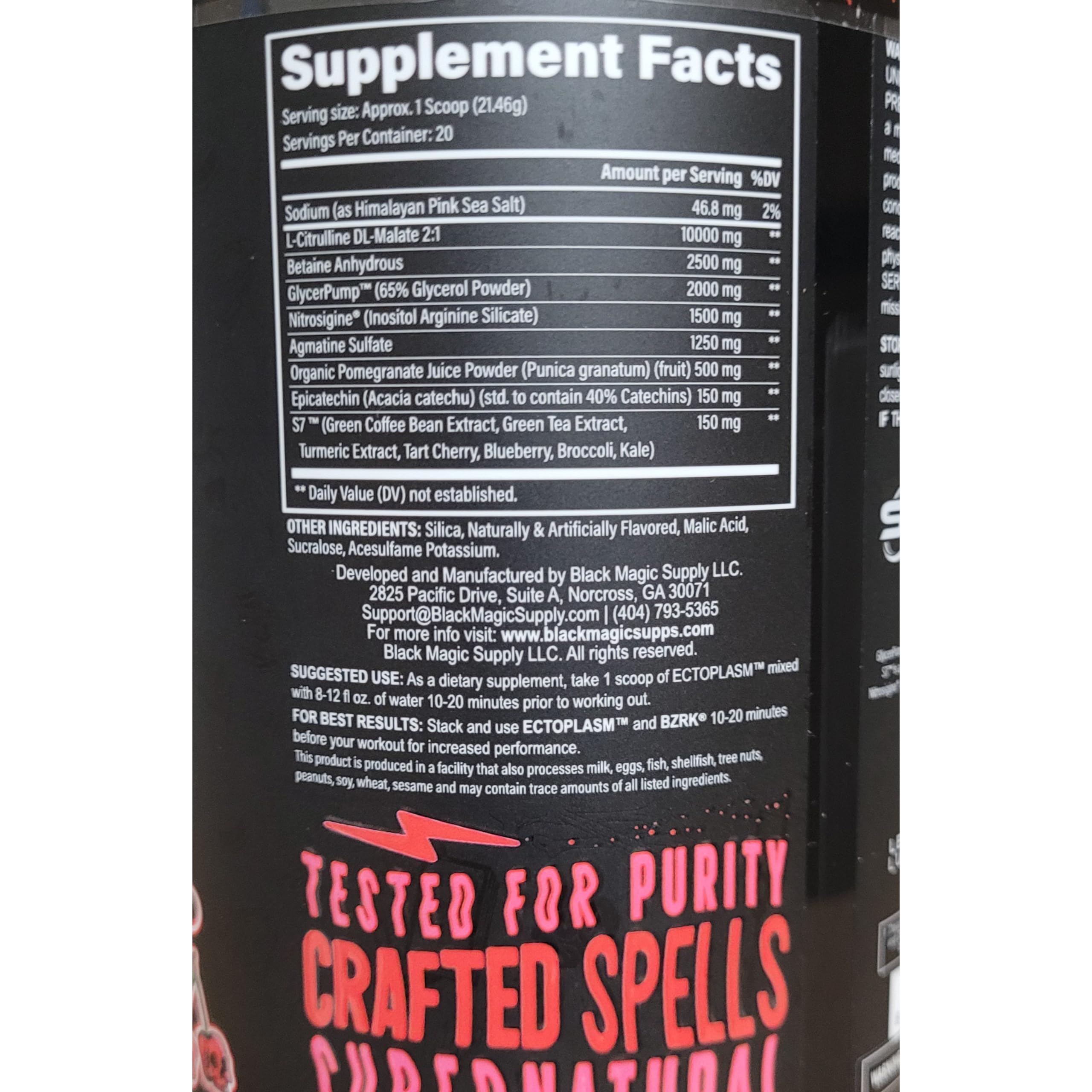 Black Magic Supply Ecto Plasm Voodoo - Rabid Berry- Non-Stimulant Pump Igniter Black Magic Supply uk supplements
