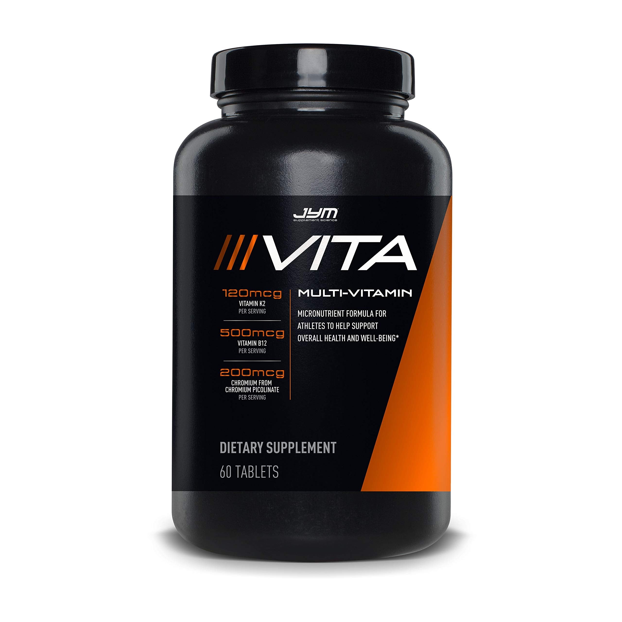 JYM Supplement Science PRO JYM 45 Servings - Tahitian Vanilla Bean & tamin & Mineral Support, Vitamin A, C, B6, B12, E, K, Boron, Biotin, Potassium 60 Tablets JYM Supplement Science uk supplements