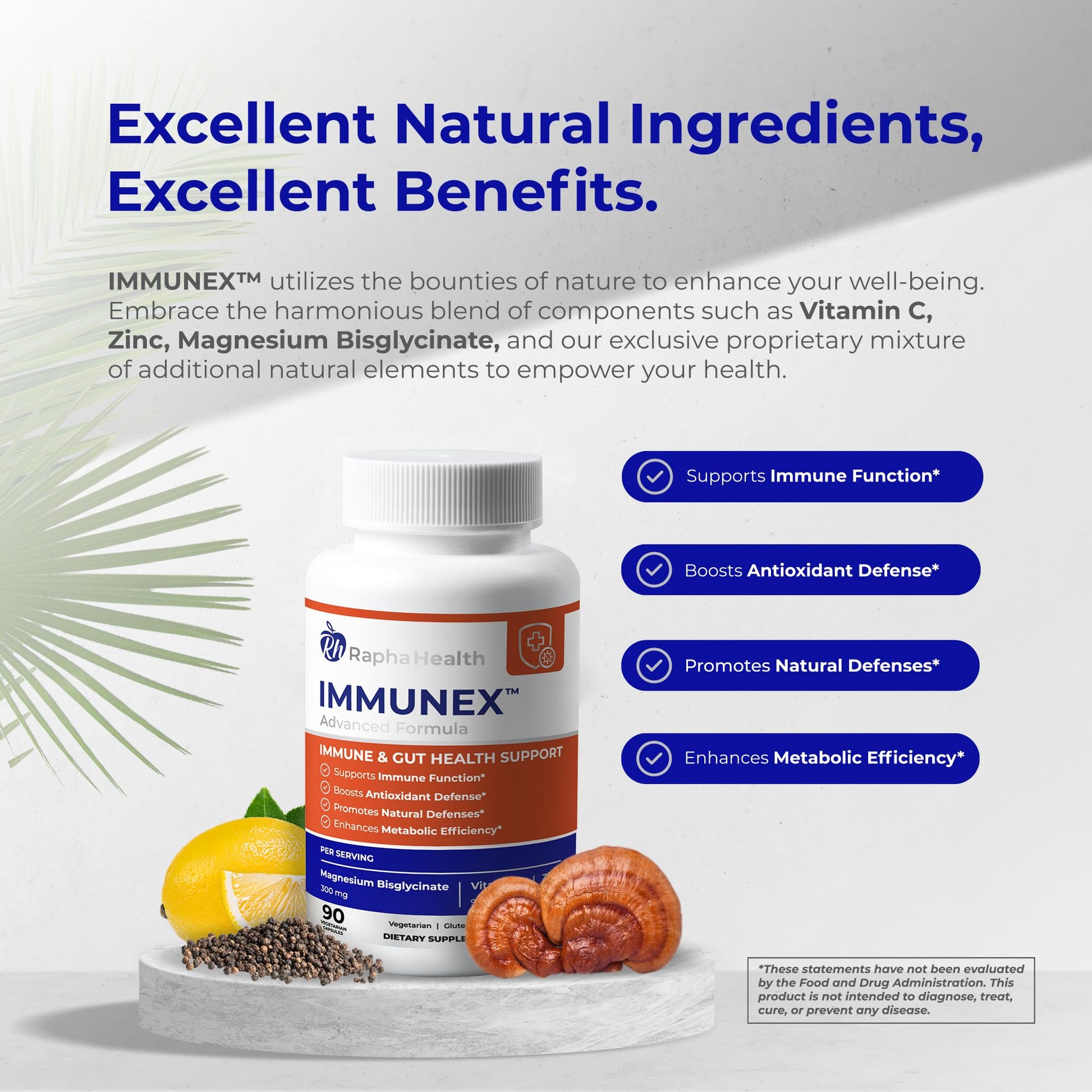 RAPHA HEALTH Immune 247 - Immune and Wellness Support | Gut & Antioxidant Booster | Magnesium, Selenium, Zinc, Vitamin C, Ashwagandha | 90 Capsules - 30 Servings RAPHA HEALTH uk supplements