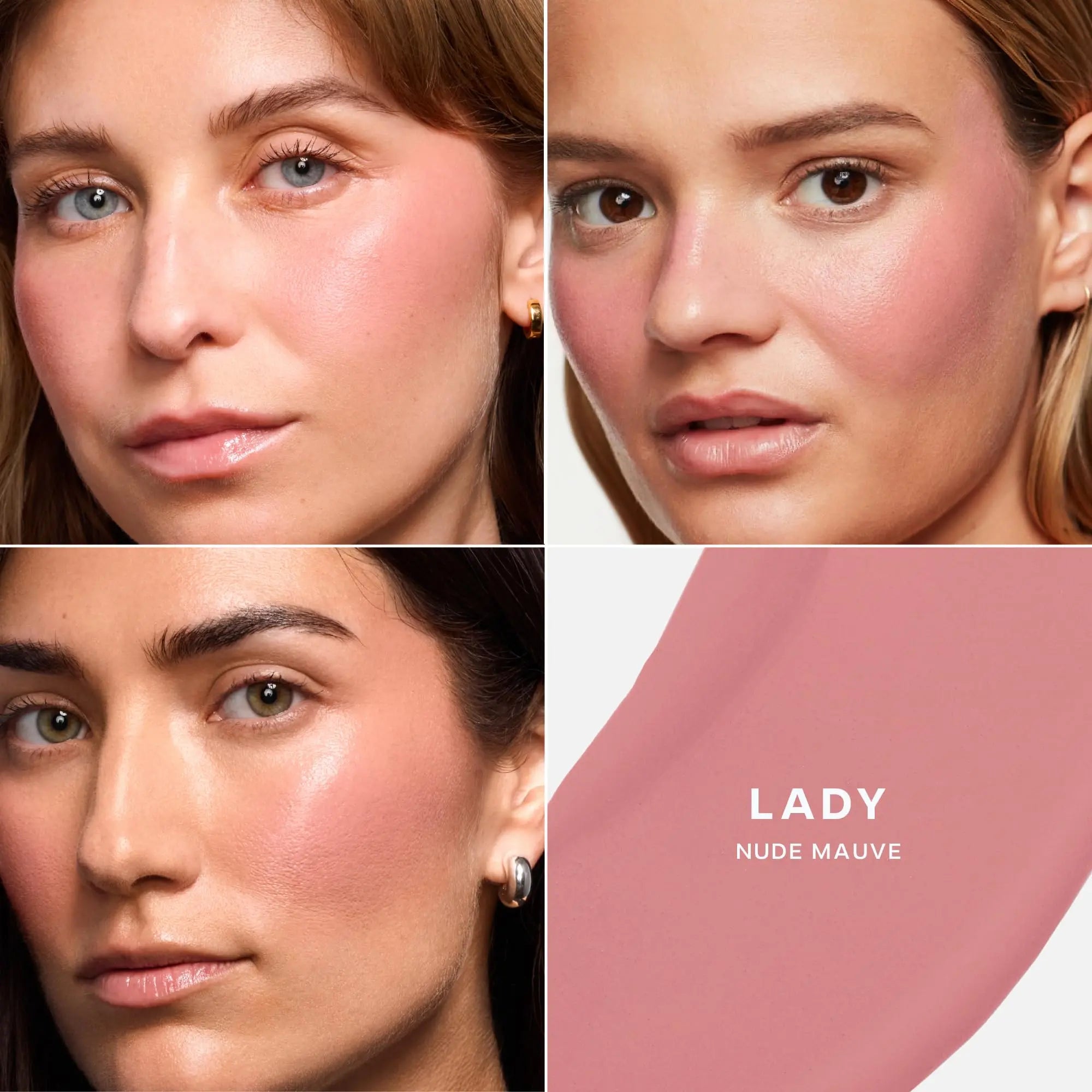 Saie Cheek Flush Duo - Dew Liquid Blush (.40 oz, Lady), SuperSuede Baked Powder Blush (.01 oz, Mia) - Layerable, Skin-Nourishing Blushes for a Seamless Radiant Finish Saie uk supplements