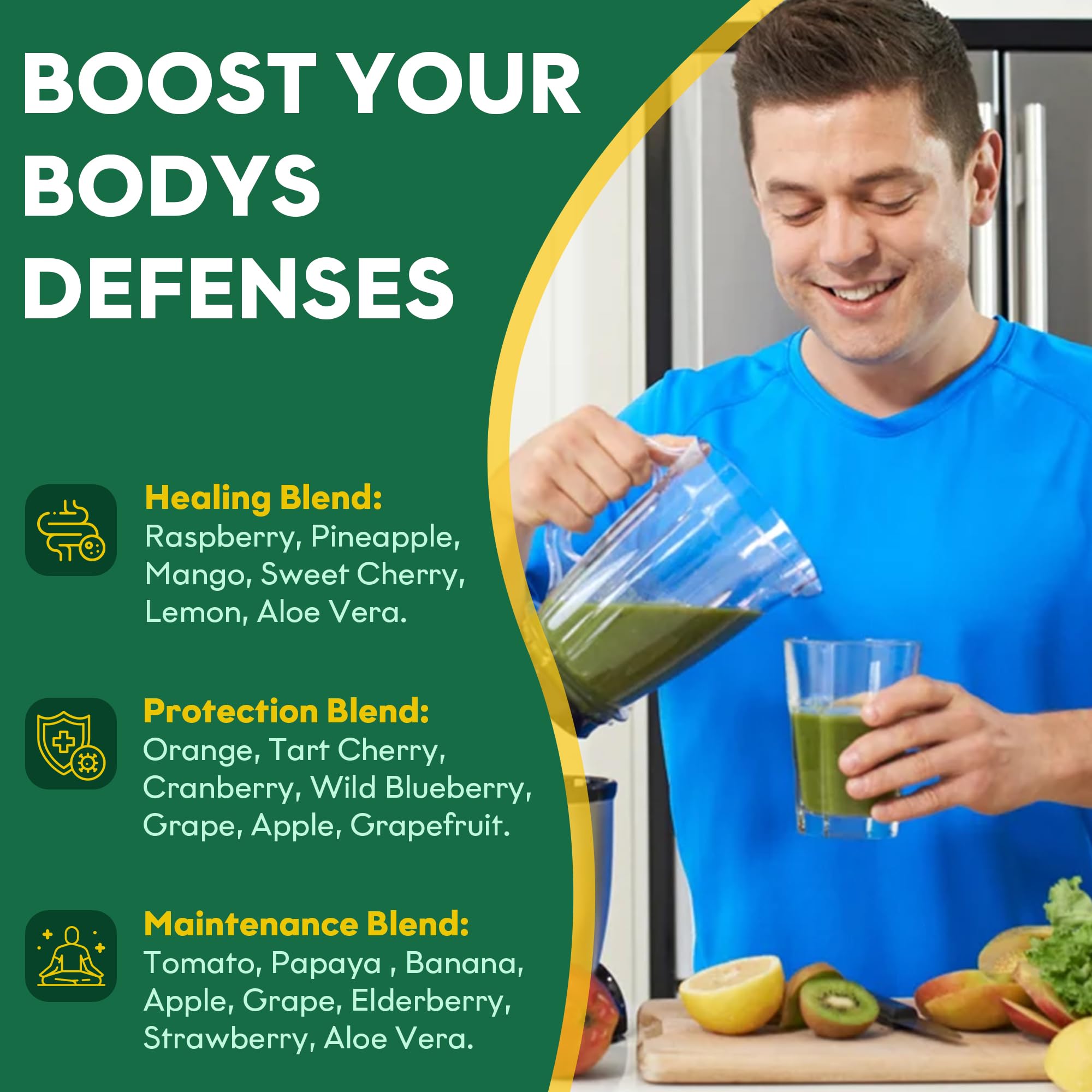 Fruits and Veggies Supplement (60 Day Supply) Powerfull Blend of 39 Whole Fruits and Veggies, Fills Nutritional Gaps, Get Energy, Well-being. USA Made Non-GMO/Vegan/Gluten Free. Packaging May Vary ROOTIE uk supplements