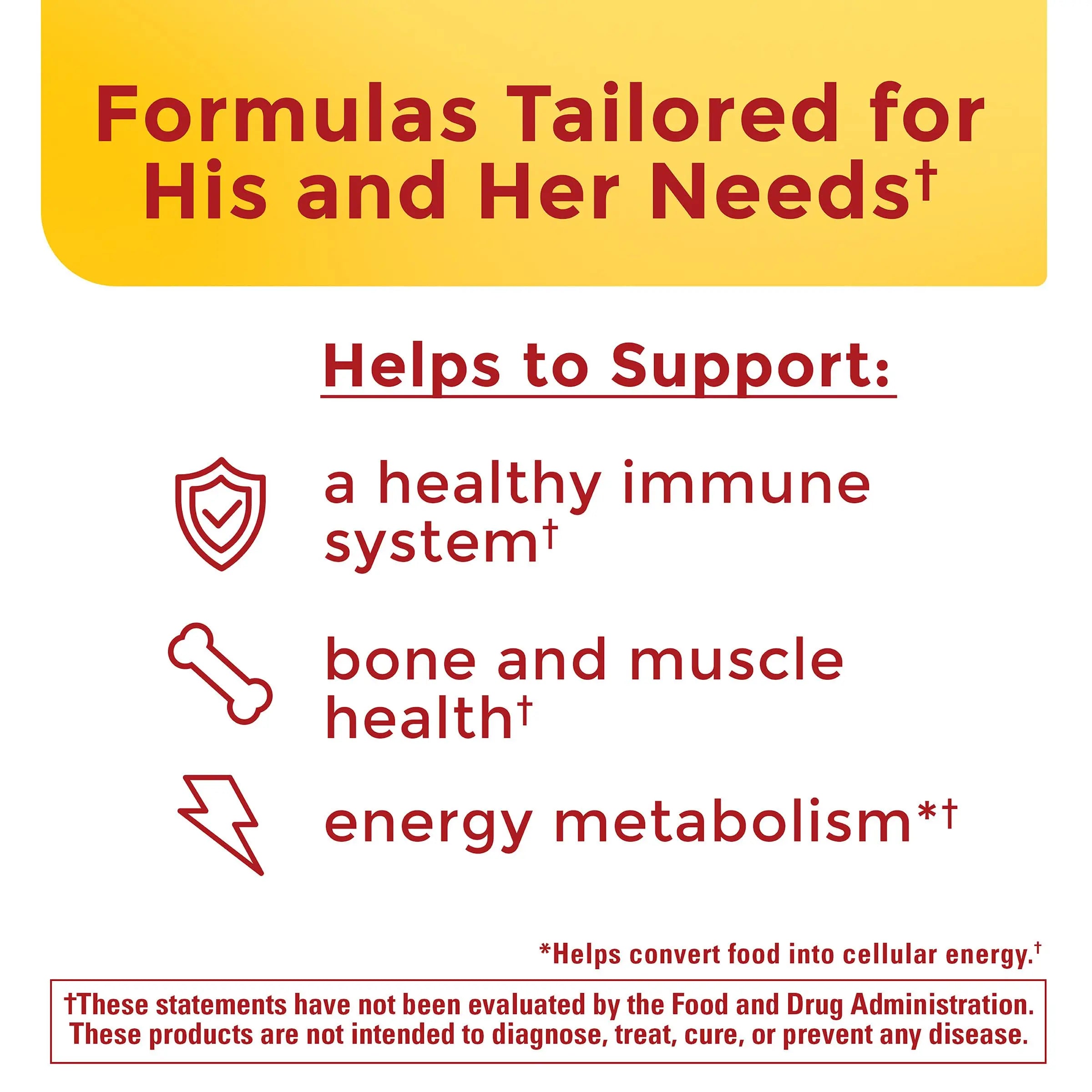 Nature Made Multivitamin Gummies Combo Pack for Him & Her, Tasty Men & Womens Multivitamin with Vitamin C, Vitamin D3, B Vitamins Nature Made uk supplements