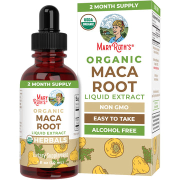 MaryRuth’s USDA Organic Maca Root Liquid Drops | Vegan | Non-GMO | Gluten Free | Alcohol Free | 1 Fl Oz MARYRUTH'S uk supplements