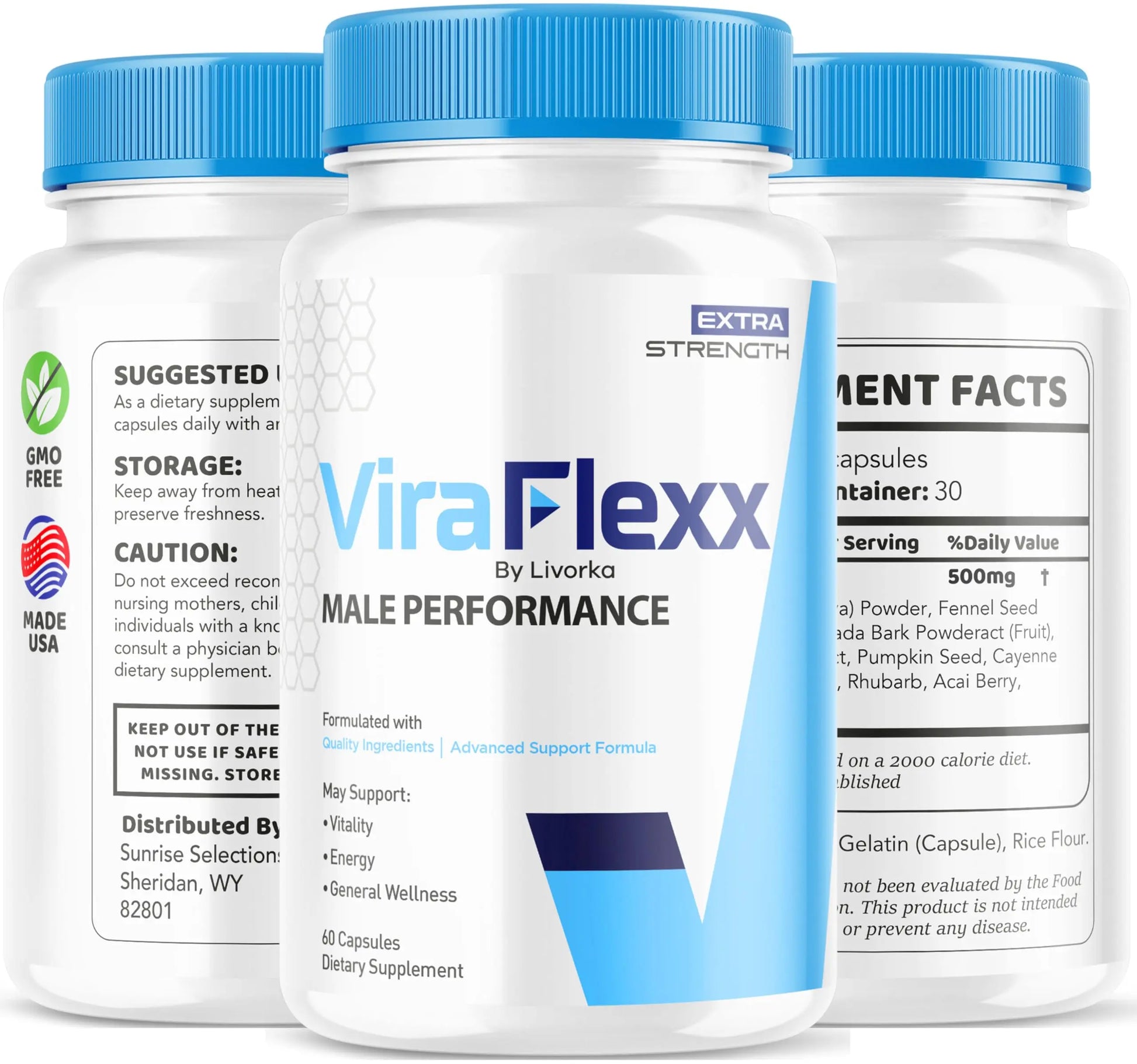 LIVORKA (3 Pack) ViraFlexx Capsules, ViraFlexx Advanced Support Formula Pills, Vira Flexx Pills (180 Capsules) LIVORKA uk supplements