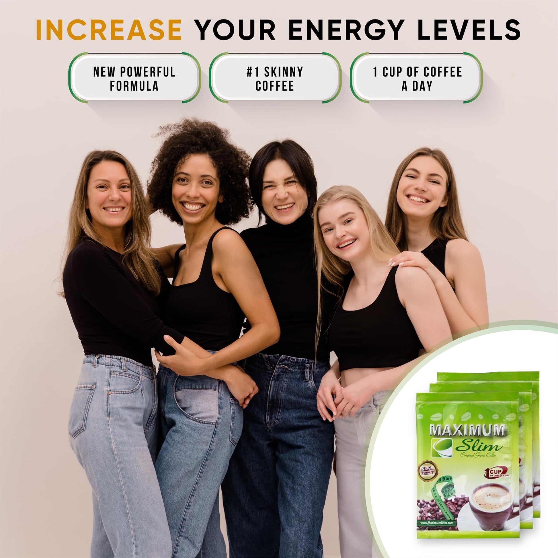 Premium Coffee BOOSTS your Metabolism DETOXES your Body & CONTROLS your Appetite Maximum Slim uk supplements