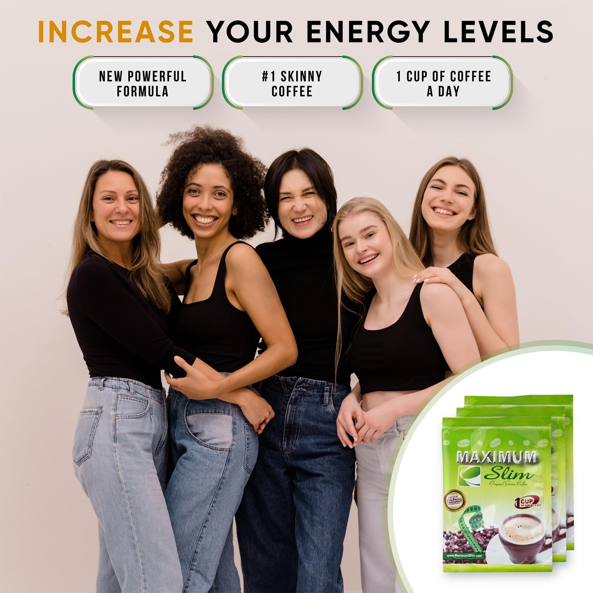 Premium Coffee BOOSTS your Metabolism DETOXES your Body & CONTROLS your Appetite Maximum Slim uk supplements