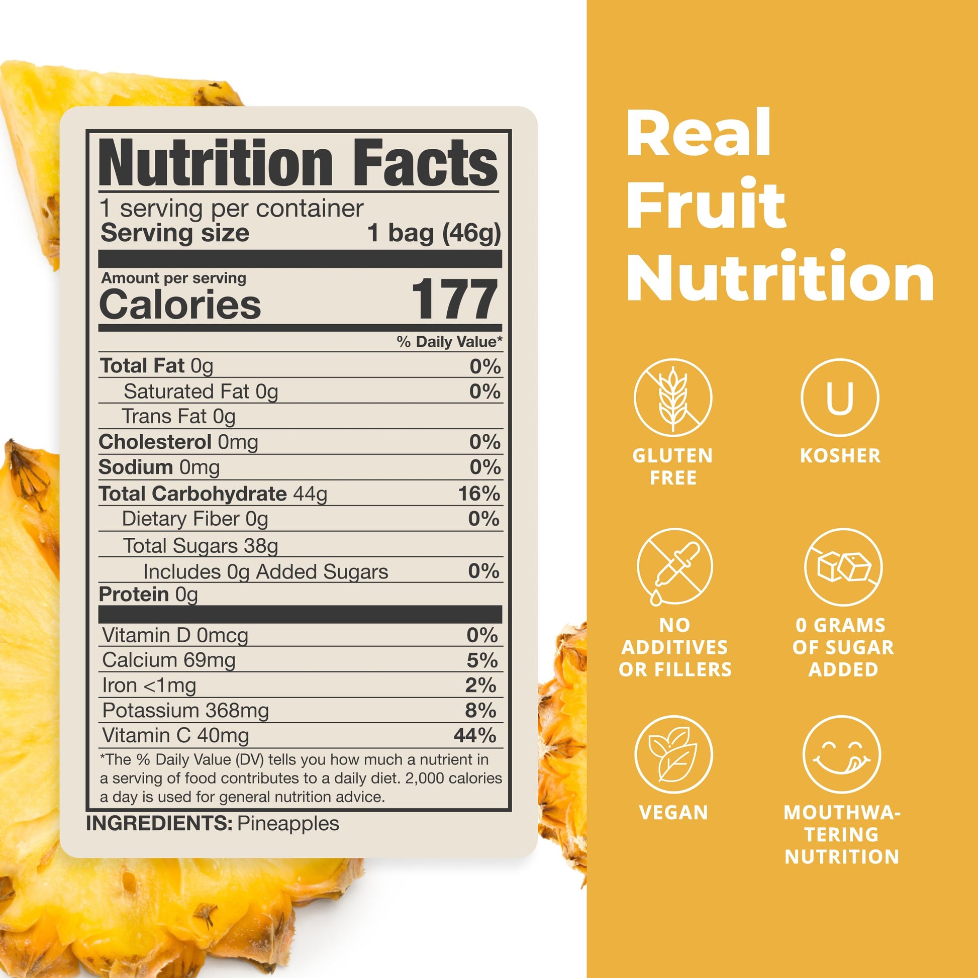 Balance of Nature Freeze-Dried Pineapples (5 Pack) – 100% Real Fruit, Crunchy Pineapple Slices, Healthy Snack, Mouthwatering Nutrition, Gluten-Free, Vegan, No Sugar Added, Five 1.6 oz Bags Balance of Nature uk supplements
