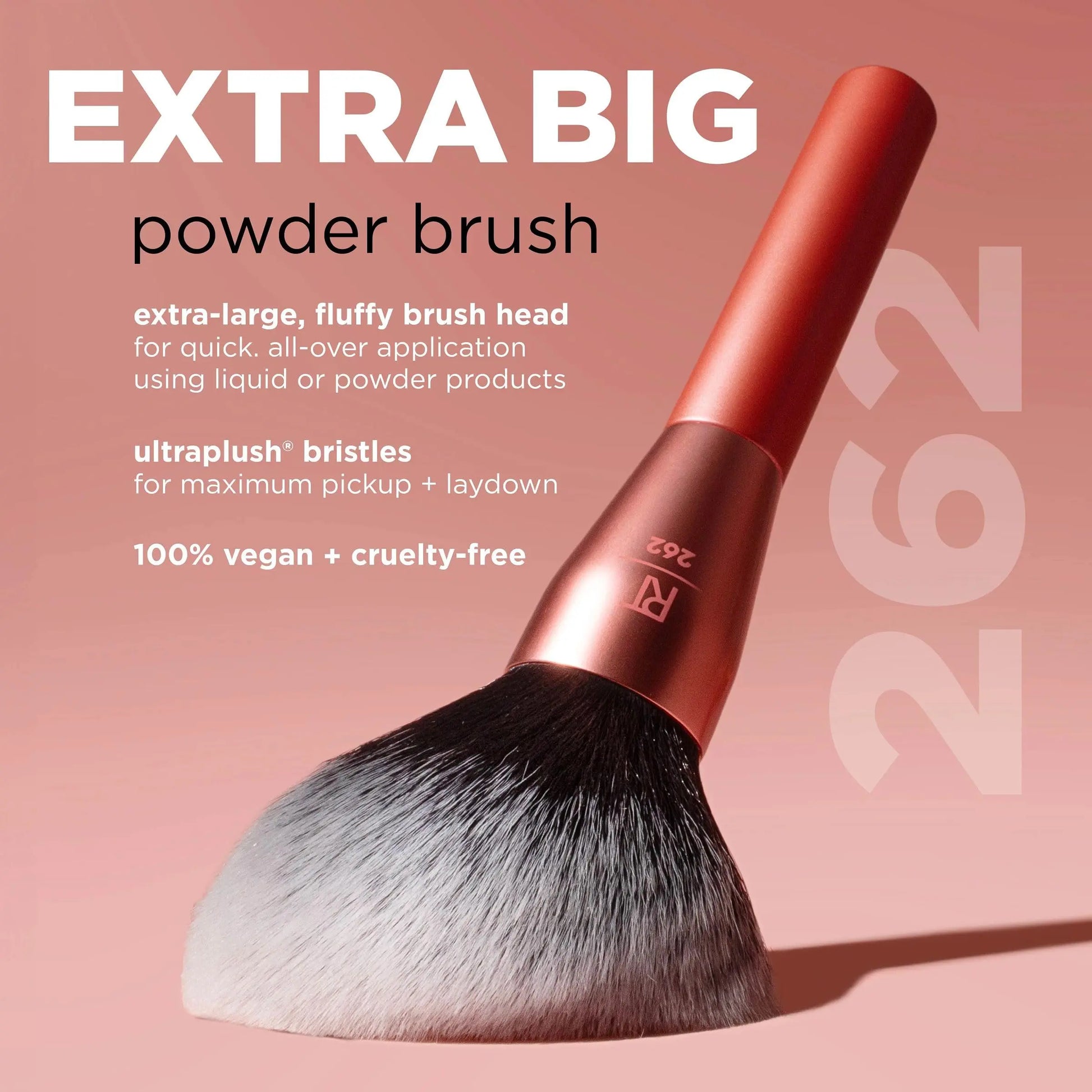 Real Techniques Extra Big Powder Brush, Large Makeup Brush For Powder, Fluffy Head For All-Over Setting, XL Oversized Brush For Quick Application, Cruelty-Free, Synthetic Bristles, 1 Count Real Techniques uk supplements