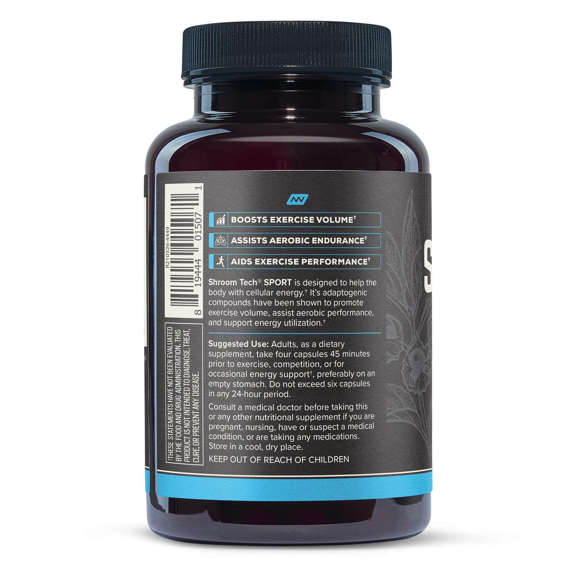 Onnit Shroom TECH Sport (84ct) | All Natural Pre-Workout Supplement with Ashwagandha ONNIT uk supplements