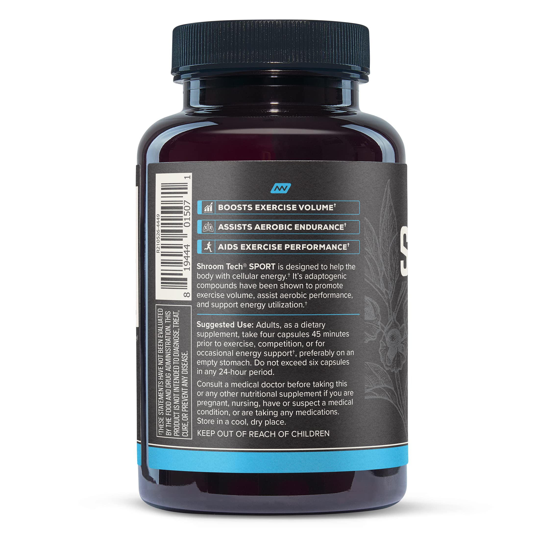 Onnit Shroom TECH Sport (84ct) | All Natural Pre-Workout Supplement with Ashwagandha ONNIT uk supplements