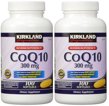 Kirkland wcaqZ, COQ10 300 mg 100 Softgels (Pack of 2) KIRKLAND SIGNATURE uk supplements
