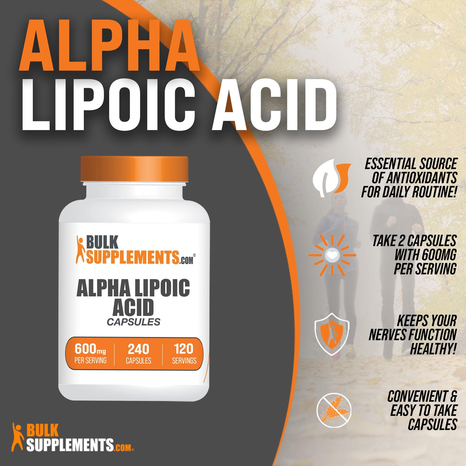 BULKSUPPLEMENTS.COM Alpha Lipoic Acid Capsules - ALA Supplement, Alpha Lipoic BULKSUPPLEMENTS.COM uk supplements