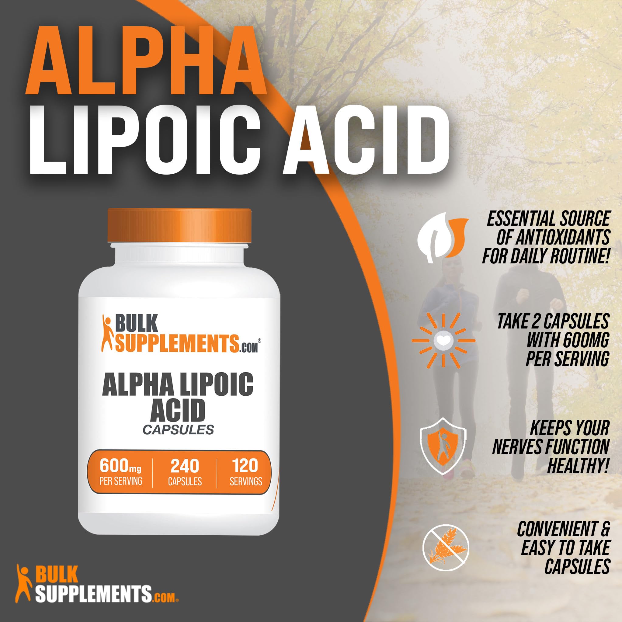BULKSUPPLEMENTS.COM Alpha Lipoic Acid Capsules - ALA Supplement, Alpha Lipoic BULKSUPPLEMENTS.COM uk supplements