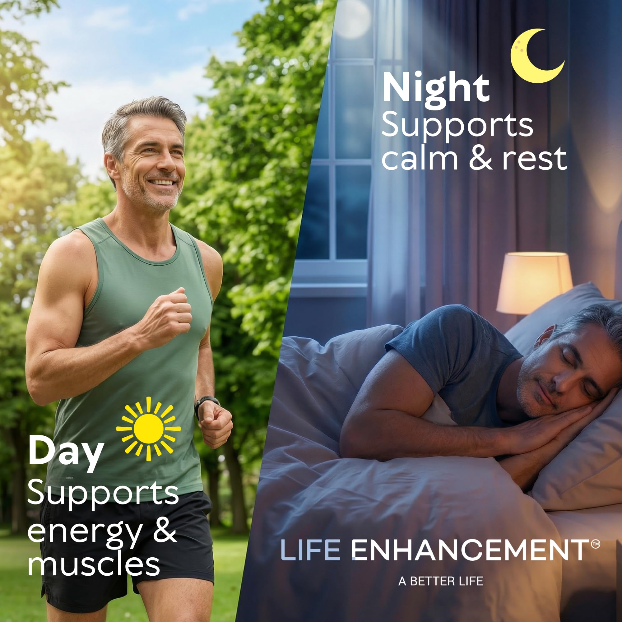 Life Enhancement Ultra Triple Magnesium Complex - 325 mg - with B6, Glycinate, Malate & Citrate - Magnesium Supplement Enhance Sleep and Brain Function - Made in USA (90 Vegetarian Capsules) Life Enhancement uk supplements