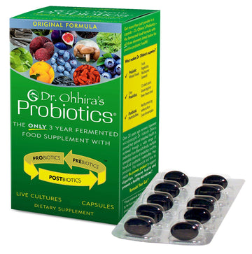 Essential Formulas Dr. Ohhira’s Probiotics Original Formula with 3 Year Fermented Prebiotics, 13 strains LAB Probiotics and Postbiotic Metabolites, 100 Capsules Essential Formulas uk supplements