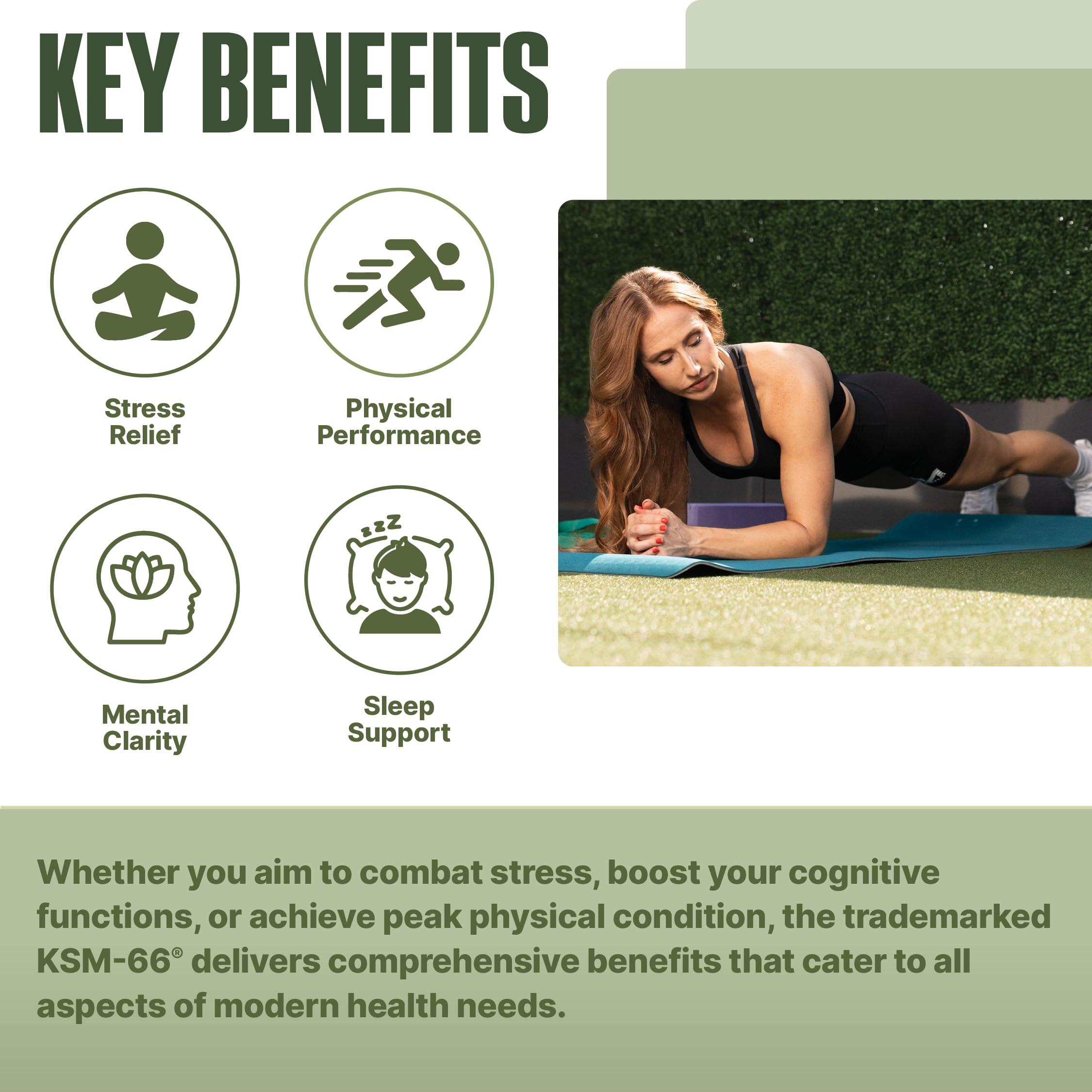 NutraBio Ashwagandha KSM-66 | Ashwagandha Herbal Supplement for Stress, Mood, & Performance | 600 MG of Clinically Studied KSM66 60 Capsules NutraBio uk supplements