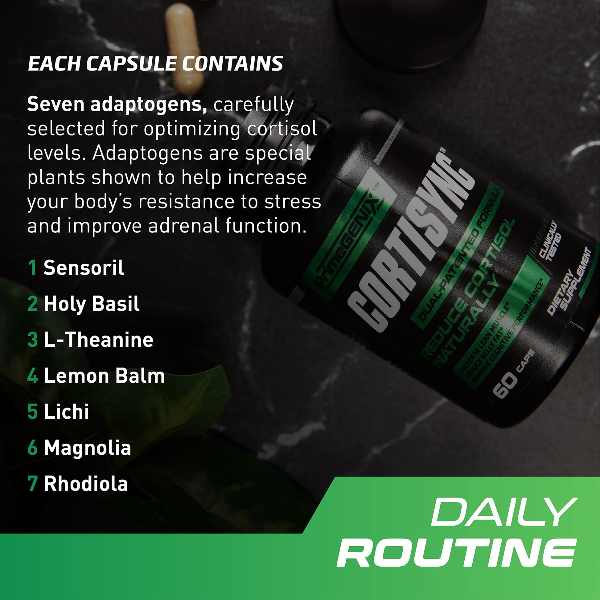 PrimeGENIX CortiSync | Reduce Cortisol | Increase Energy | Improve Focus | Organic PrimeGENIX uk supplements