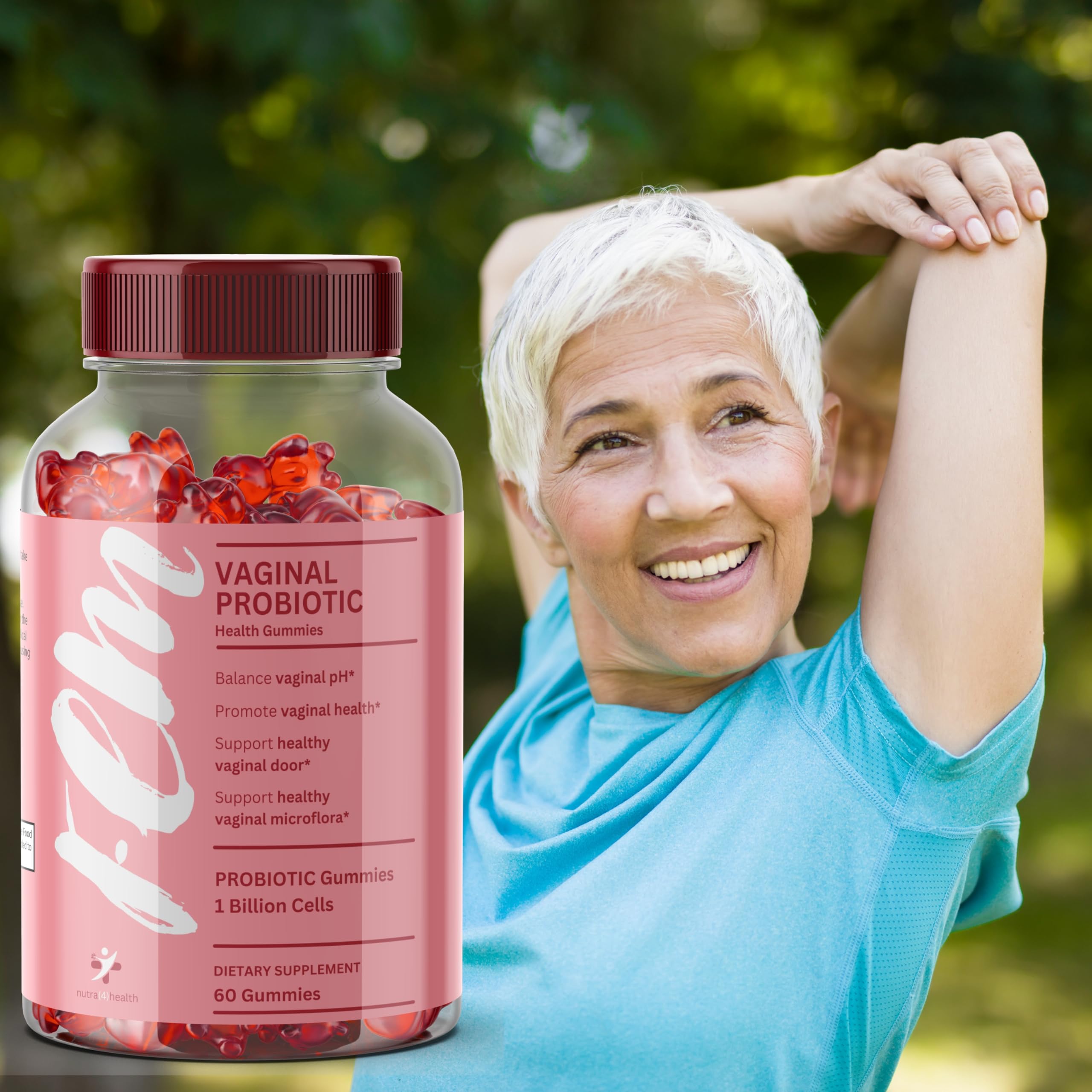 FEM Vaginal Probiotic Gummies for Women - Promotes pH Balance, Healthy Vaginal Odor & Urinary nutra4health uk supplements
