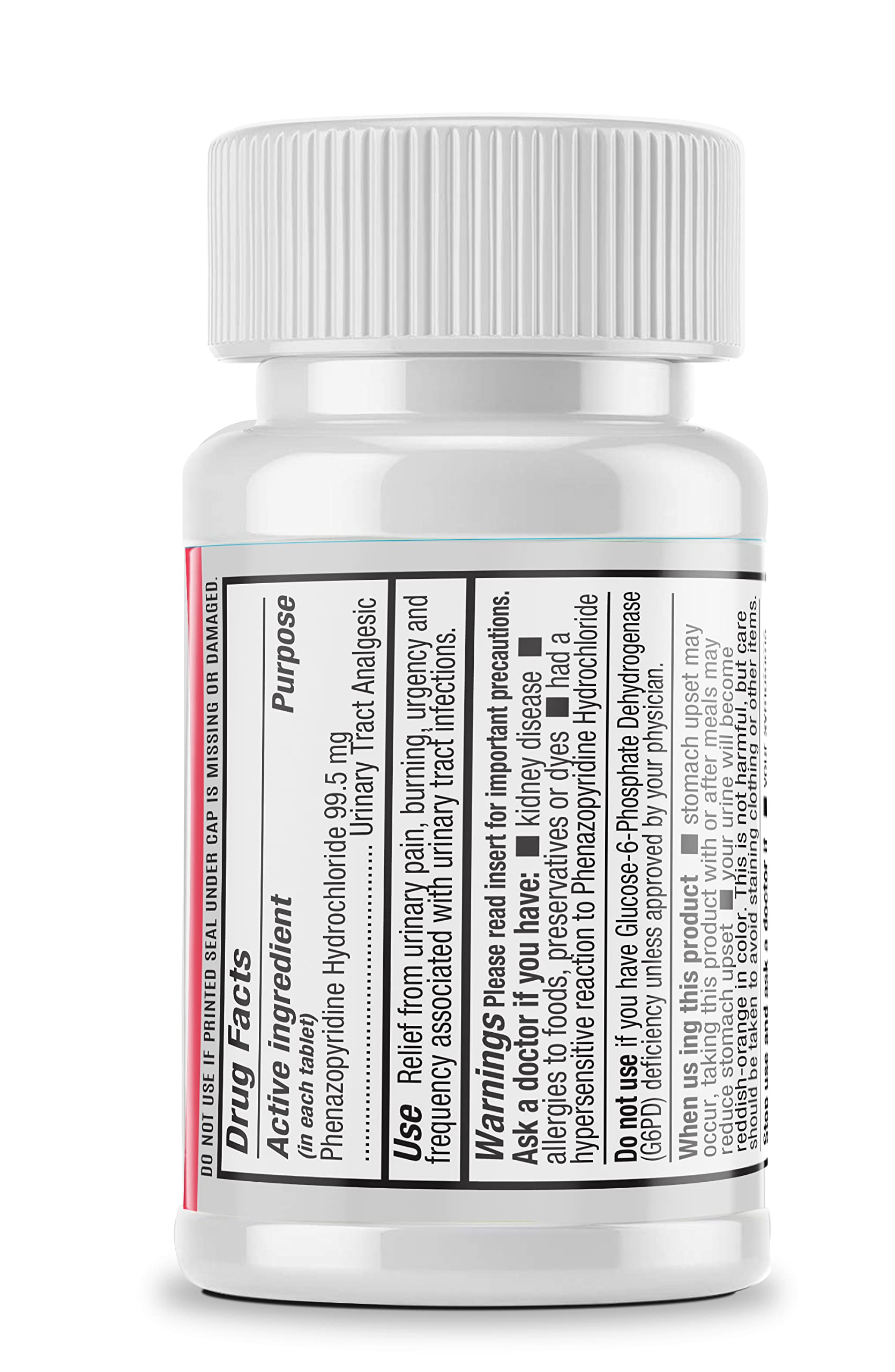 Safrel Urinary Pain Relief | UTI Relief | Fast Acting | Bladder Discomfort & Pain Relief | Phenazopyridine Hydrochloride 99.5mg (28 Count) Safrel uk supplements