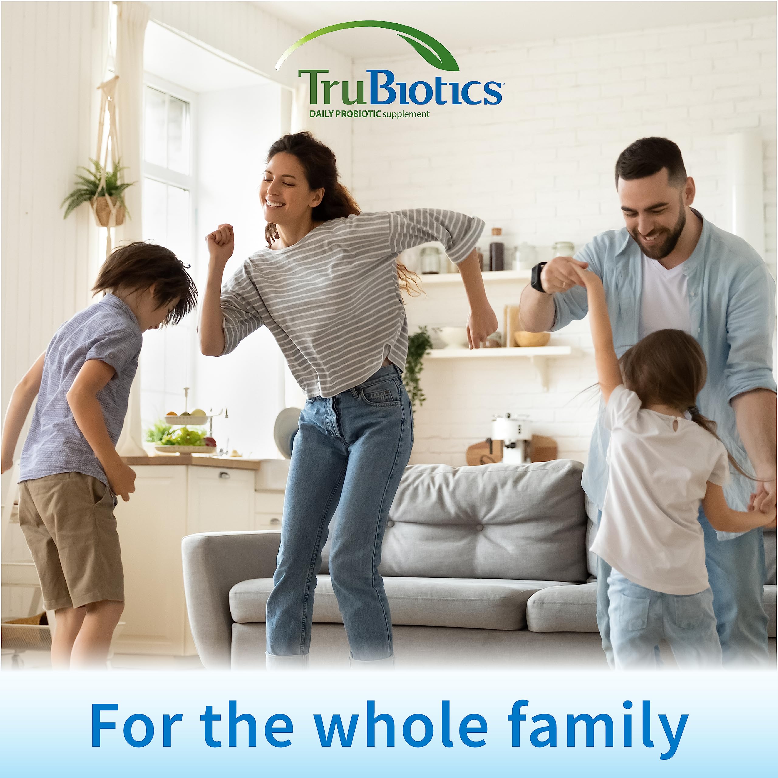 TruBiotics Probiotics for Digestive & Immune Health, Supports Regularity & Helps Relieve Abdominal Discomfort, Gas & Bloating, 2 Clinically Studied Probiotic Strains, Plus Prebiotics, 30 Capsules TruBiotics uk supplements