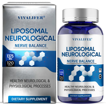 DQQI Migraine Relief Supplement | 120 Capsules Liposomal Neurological Health Formula with Magnesium Glycinate, Riboflavin (Vitamin B2) & Feverfew | Daily Brain Function DQQI uk supplements