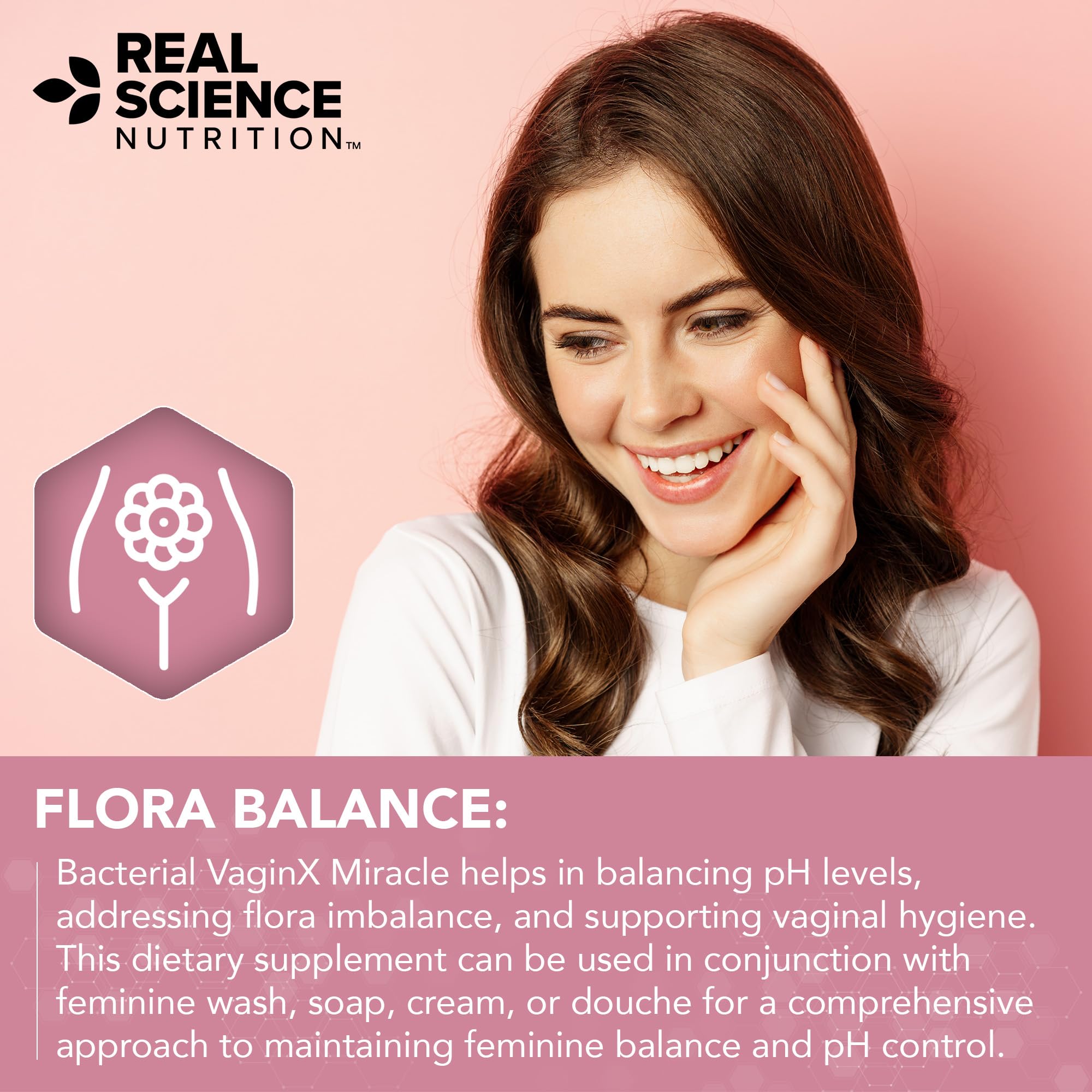 Real Science Nutrition Offers Bacterial VaginX Miracle - Nitric Oxide Enhanced Formulated Real Science Nutrition uk supplements