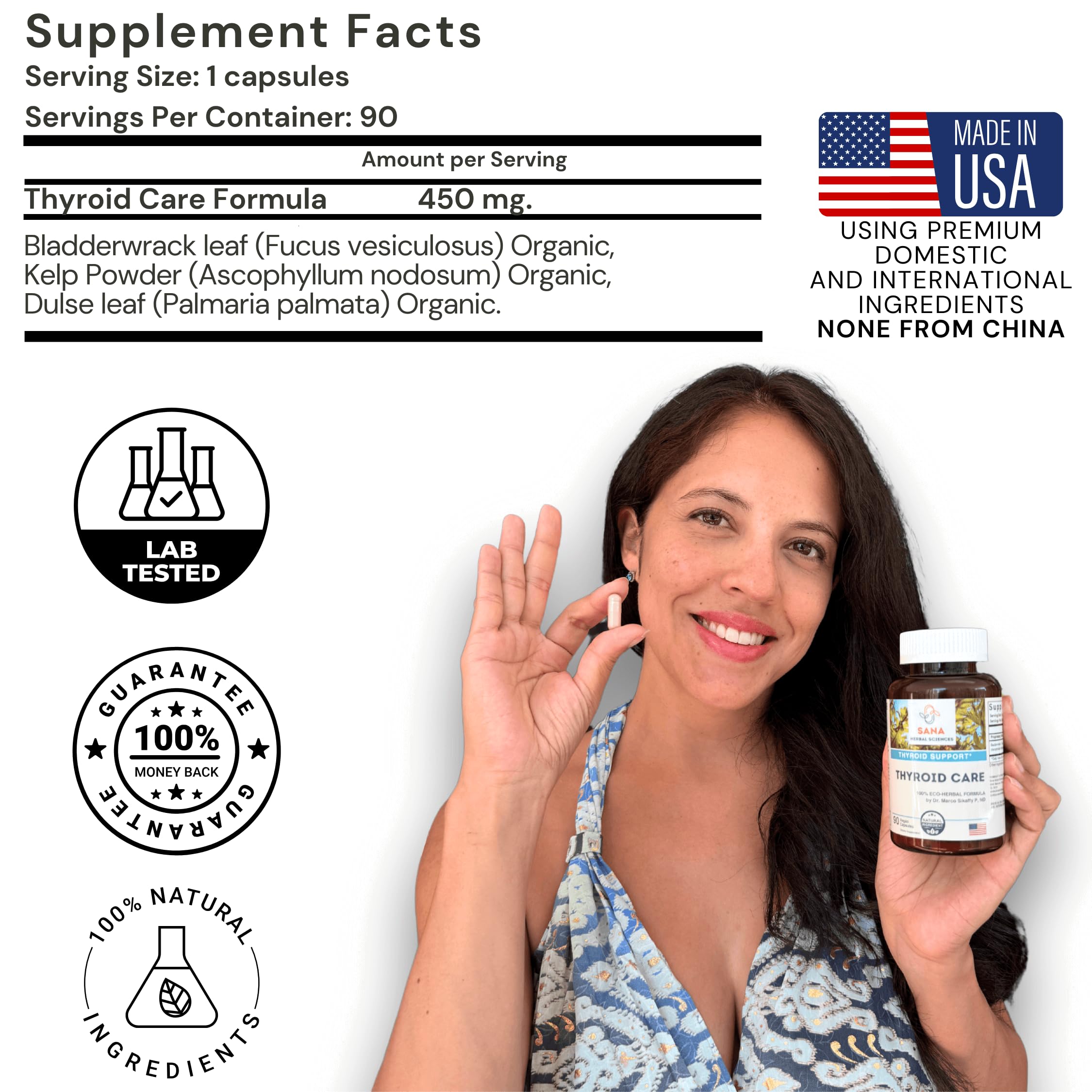 Sana Herbal Sciences Artery Plaque Removal & Sea Iodine Thyroid Support Organic Blends Sana Herbal Sciences uk supplements