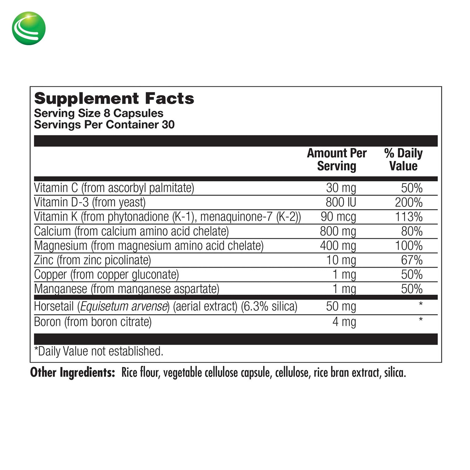 Nutra Biogenesis Osteogenesis - Bone Health Supplements for Women & Men, Vitamin D3 K2 & Calcium for Bone Density & Healing, Minerals Zinc, Magnesium & Boron - 240 Veggie Capsules Nutra BioGenesis uk supplements