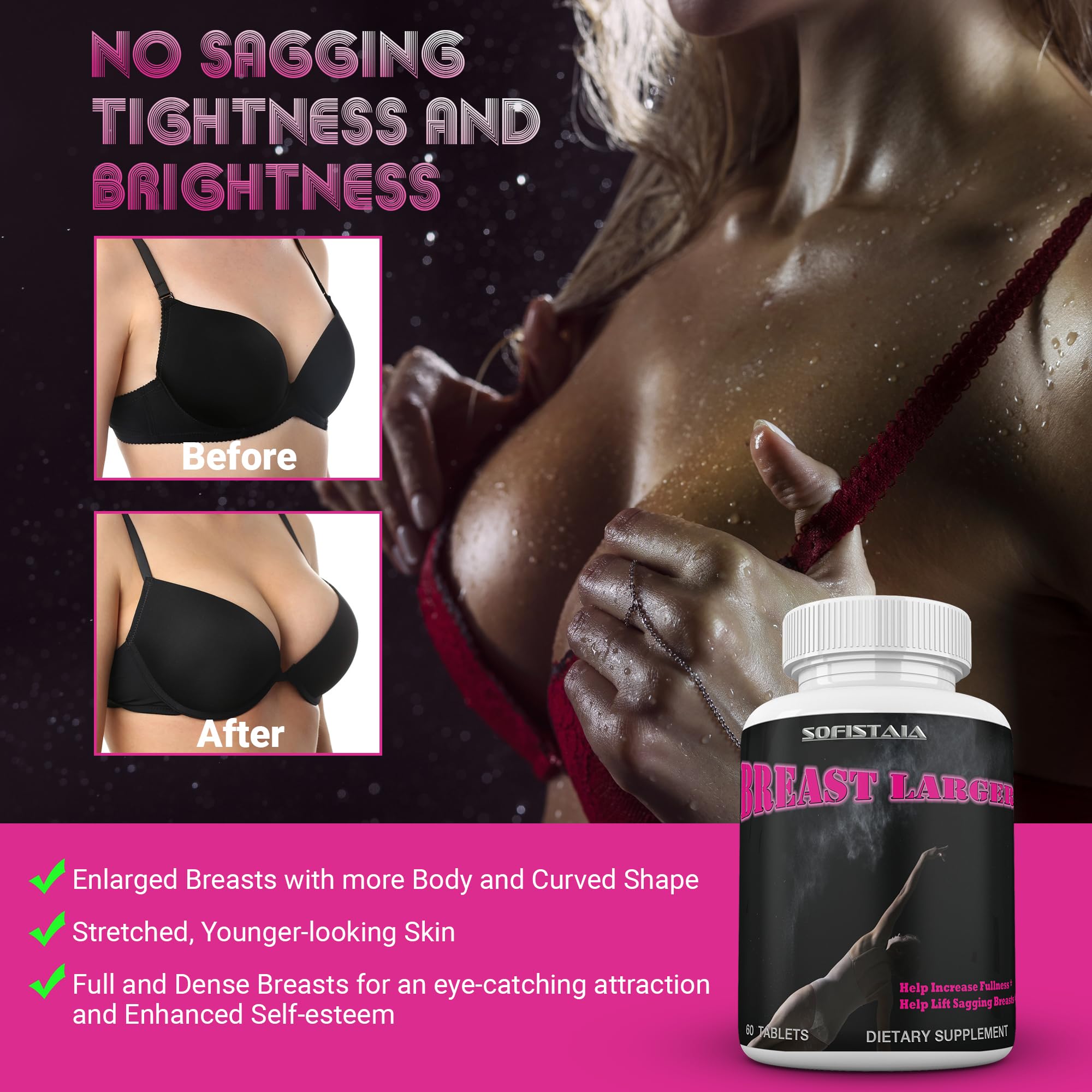 BEAUTIFYEM Breast Larger Breast Enhancement Formula with Natural Ingredients for Bigger Breast Growth and Firmness Pills BEAUTIFYEM uk supplements