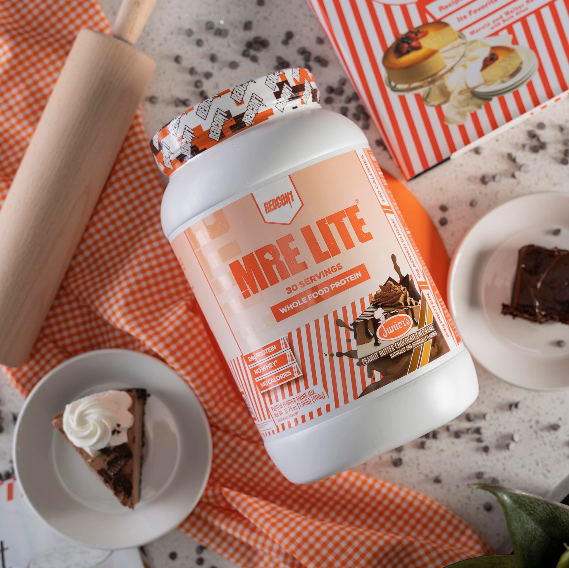 REDCON1 MRE Lite Whole Food Protein Powder, Juniors, Peanut Butter Chocolate REDCON1 uk supplements