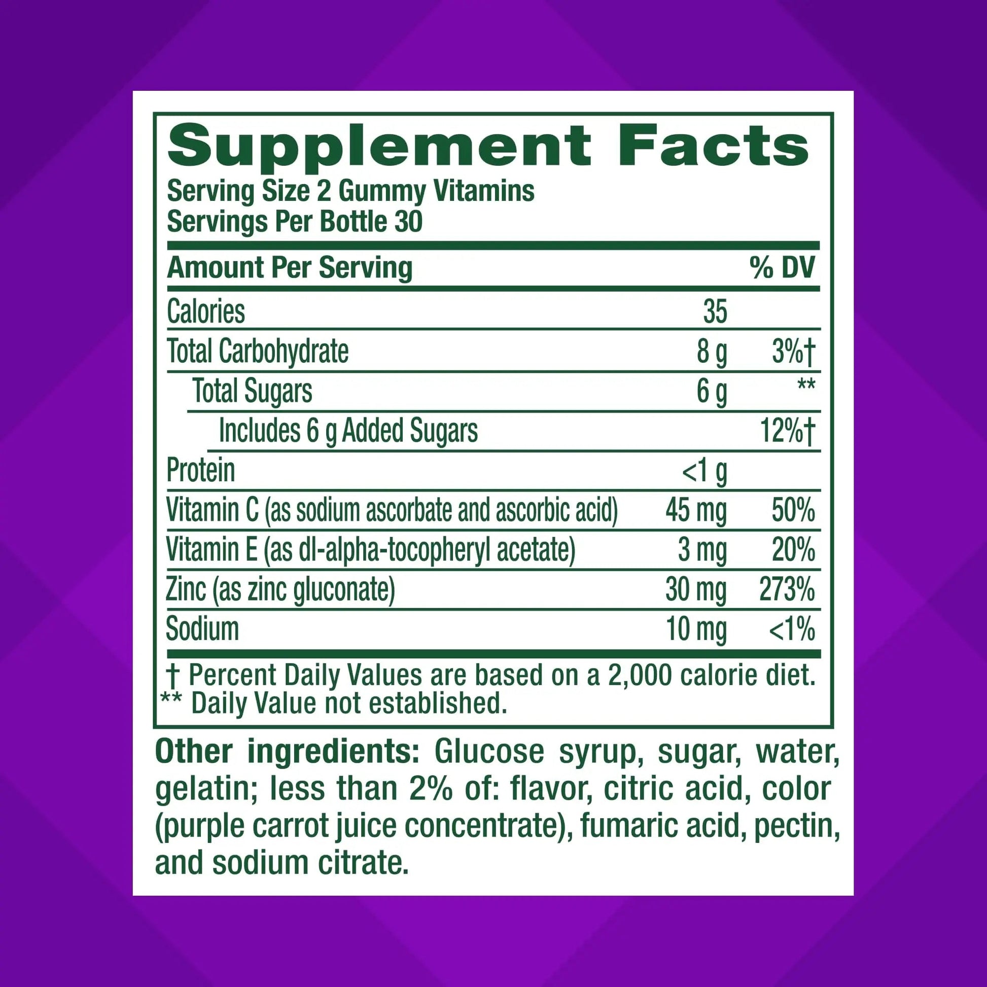 vitafusion Daily Complexion Care (1), Beauty Supplement Helps Support Clear Skin (1) (2) with Zinc Gluconate, Plus Vitamins E & C Vitafusion uk supplements