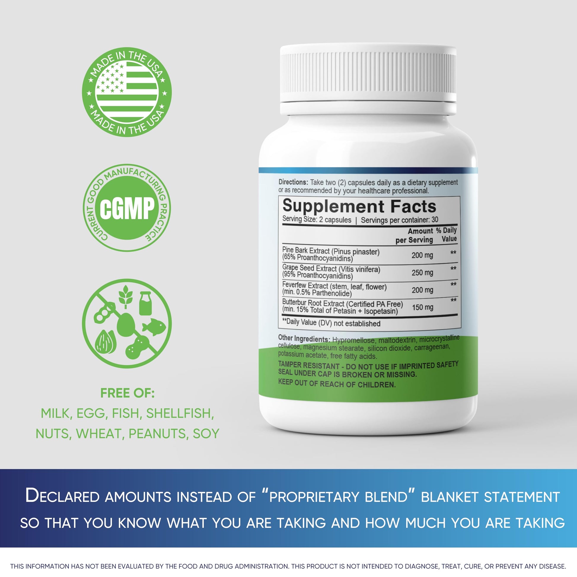 MigRePair | Doctor Formulated Natural Herbal Supplement for Migraine Relief Needs | Supports Relief During Migraine Discomfort (Ictal Phase) Migraceutics uk supplements