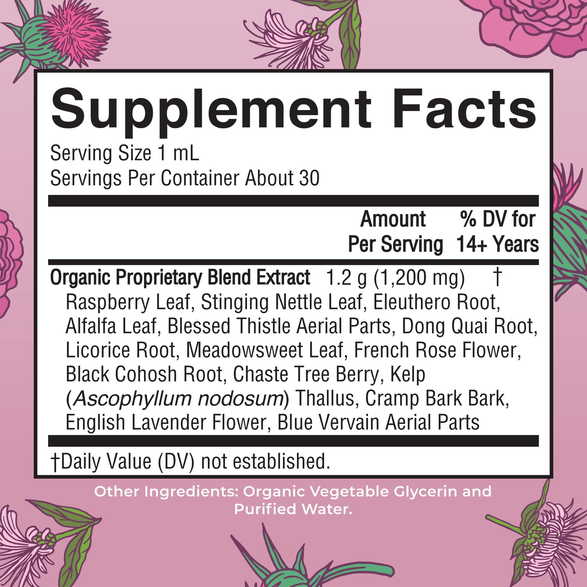 MaryRuth Organics USDA Organic Women's Wellness Liquid Herbal Supplements | Includes Stinging Nettle, Raspberry Leaf, Eleuthero Root, Chaste Tree Berry | Menstrual Support | Non-GMO, Vegan MARYRUTH'S uk supplements