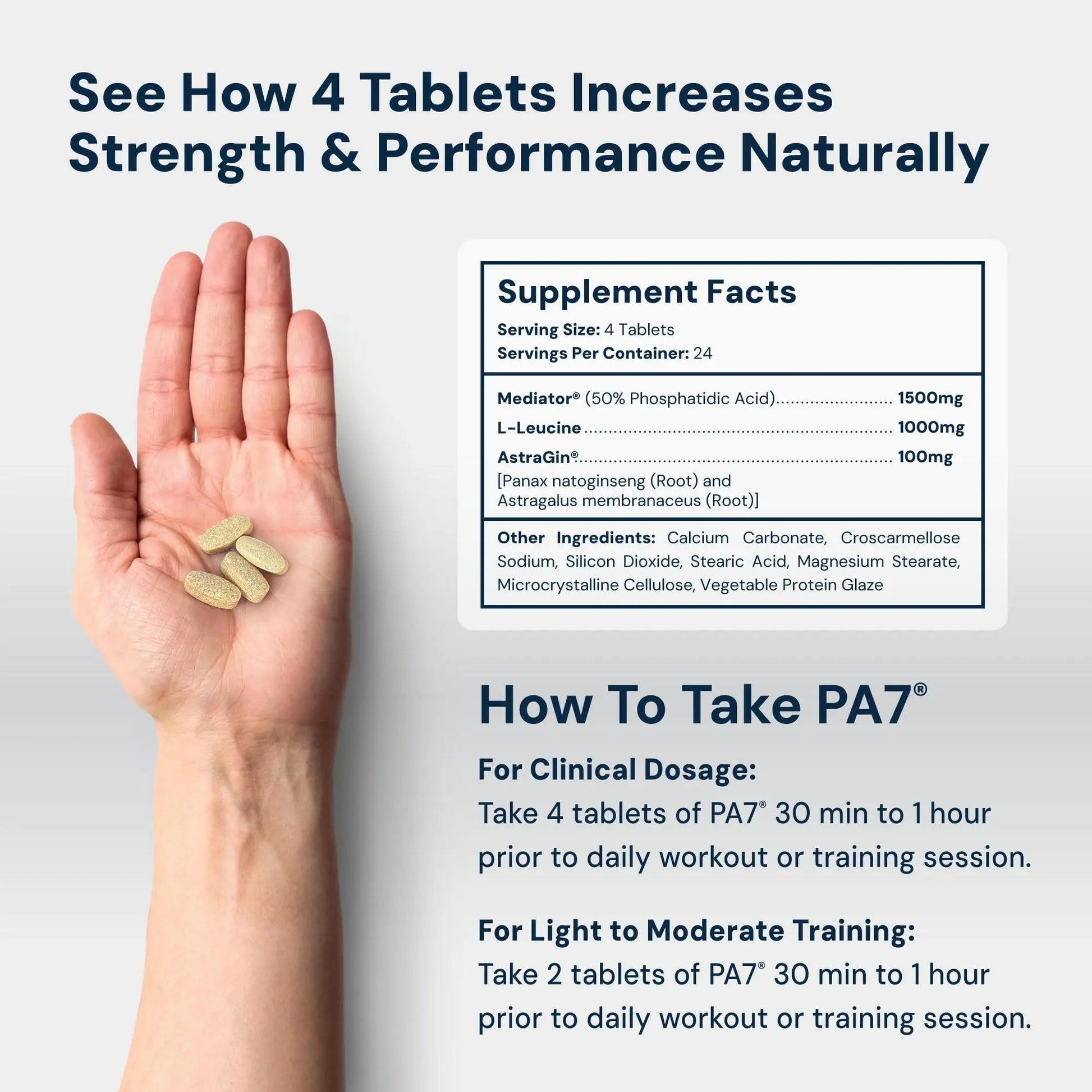 HPN PA(7) Phosphatidic Acid Muscle Builder Top Natural Muscle Builder - Boost mTOR | Build Mass and Strength from Your Workout | 30 Day Supply HPN uk supplements
