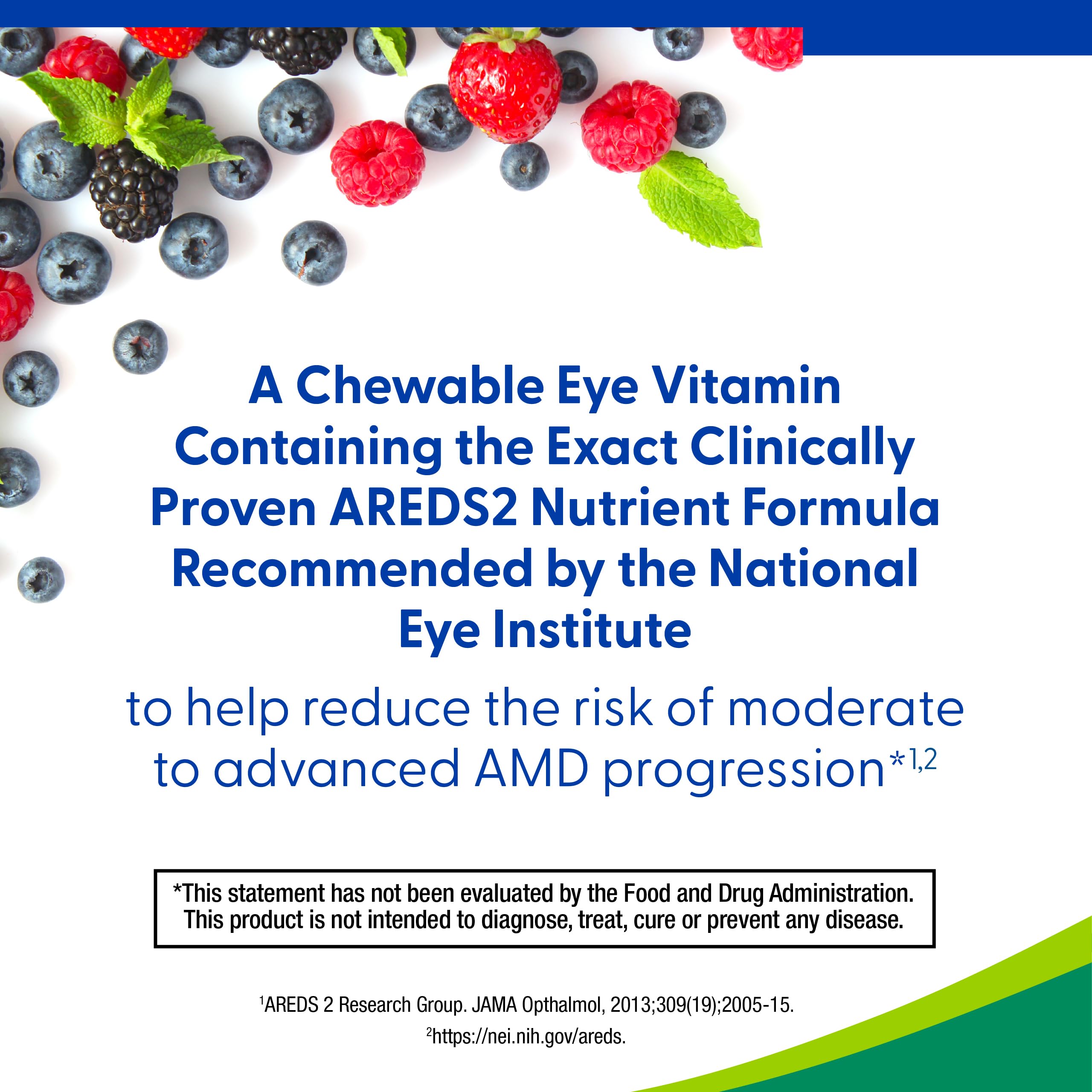 PreserVision AREDS 2 Eye Vitamins, #1 Eye Doctor Recommended Brand, Chewable Lutein and Zeaxanthin Supplement with Vitamin C, Vitamin E,Zinc, and Copper, Mixed Berry, 70 Tablets PreserVision uk supplements