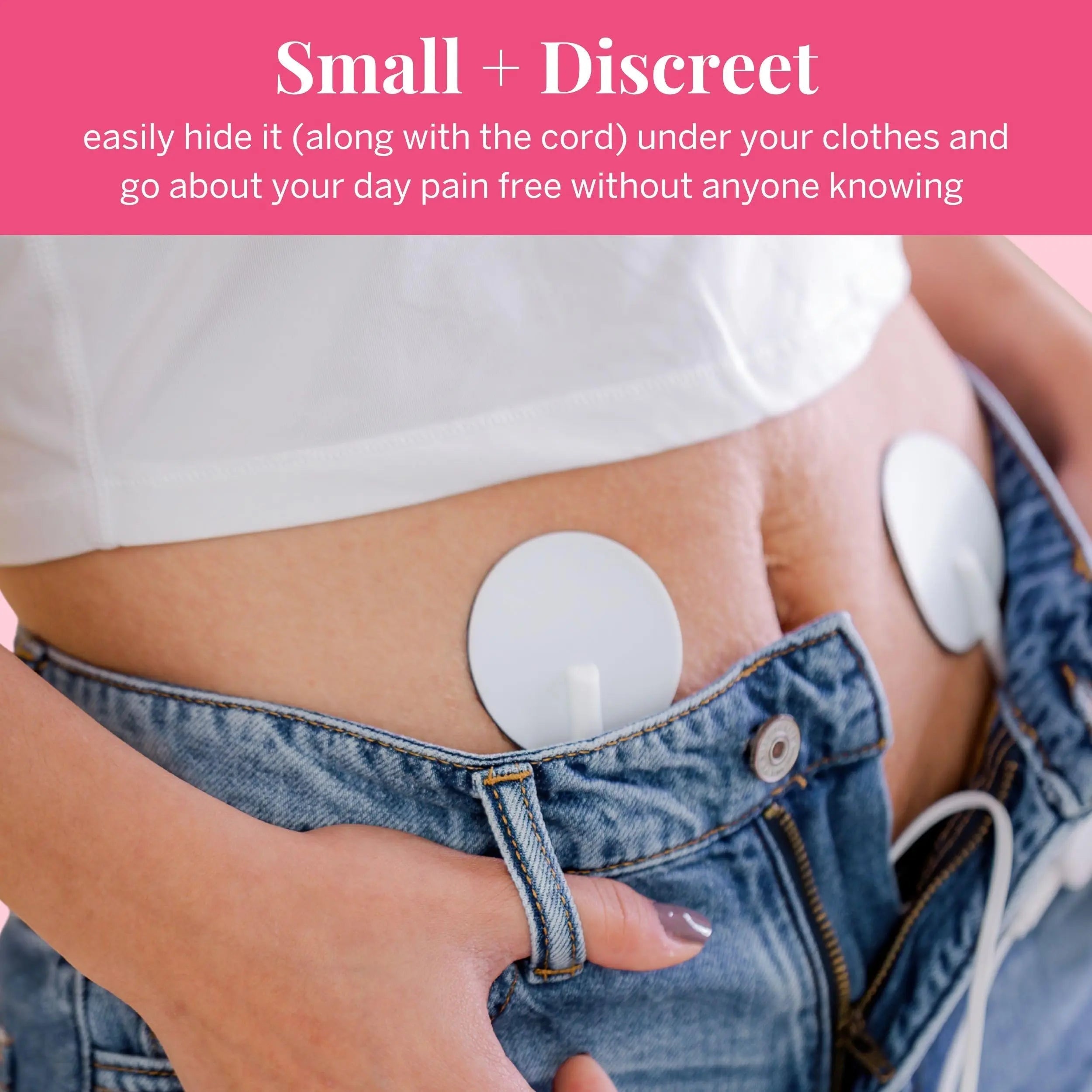 Pixie Period Pain Relief Device - Best PMS Relief Simulator with TENS Technology - Thinnest Wearable Tens Unit - Unnoticeable Under Clothes - Menstrual Cramp Comfort for Feminine Care Pixie Cup uk supplements