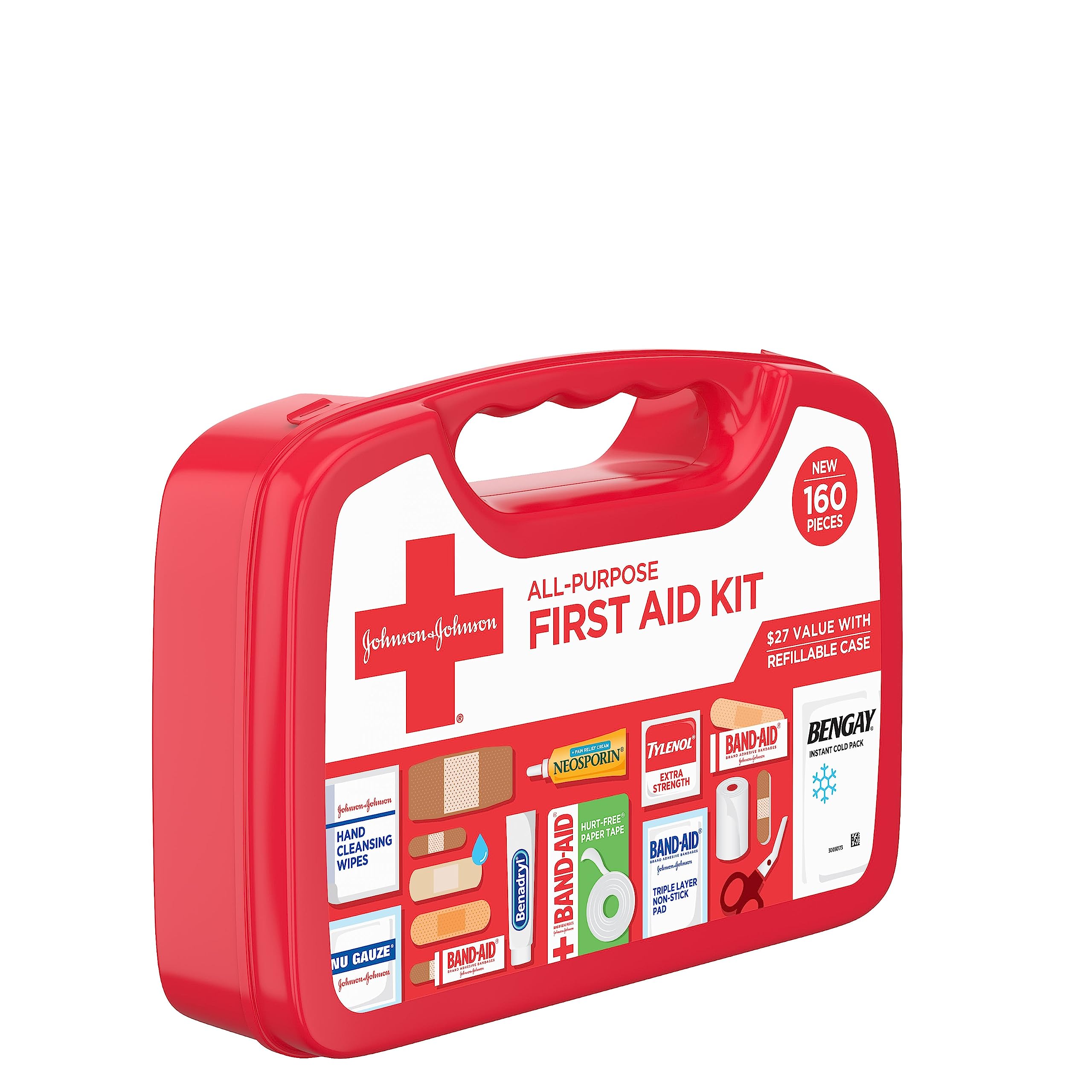 Johnson & Johnson All-Purpose Portable Compact First Aid Kit for Minor Cut Johnson & Johnson uk supplements