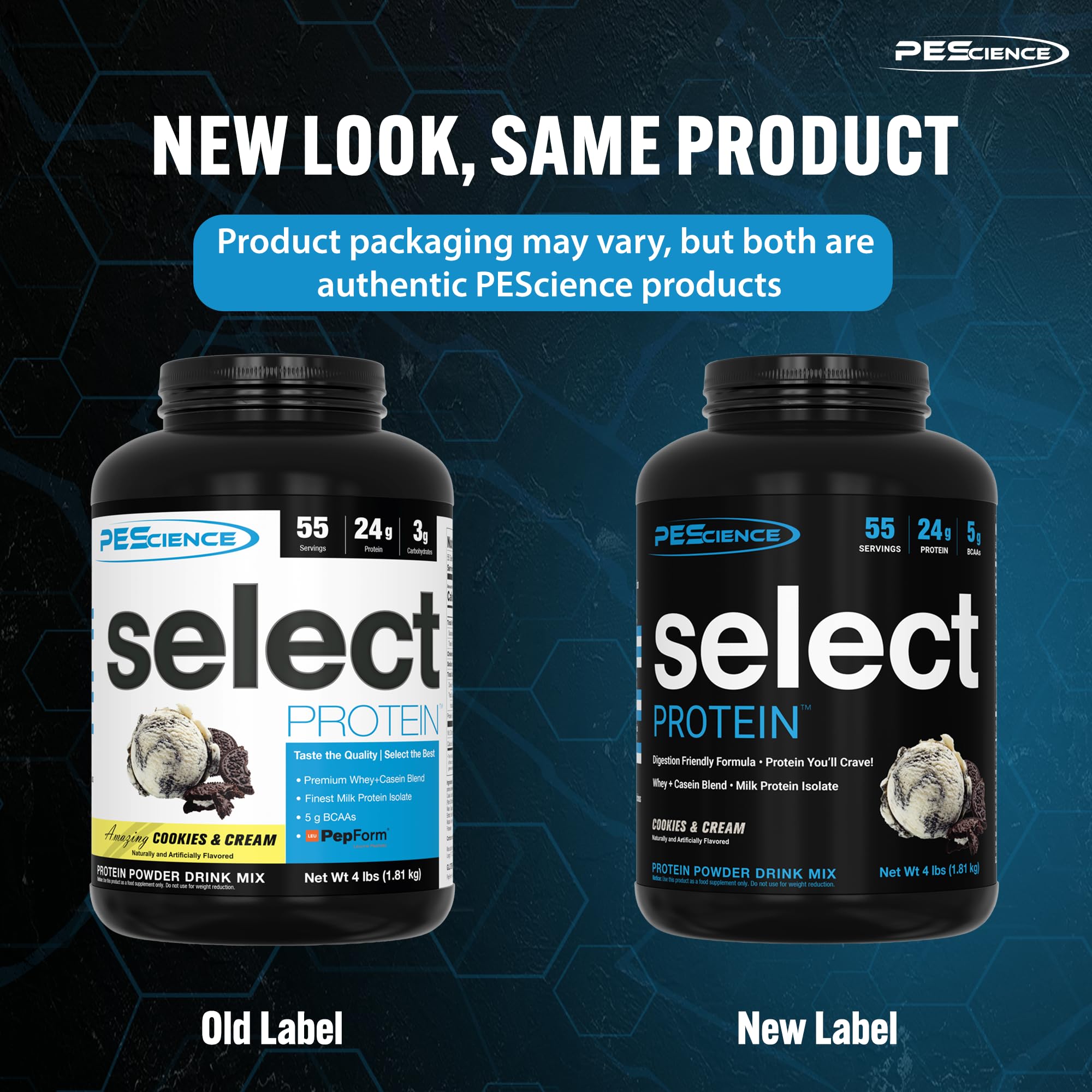PEScience Select Protein, Cookies and Cream, 27 Serving, Premium Whey and Casein PEScience uk supplements