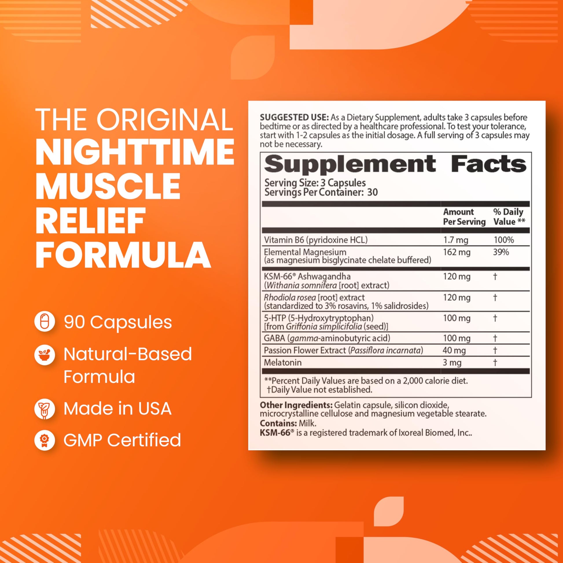 SaltWrap Mag R&R - Nighttime Muscle Cramps Support, Natural Sleep Support for Adults with Magnesium Glycinate for Muscle Spasm and Leg Cramps Relief, 90 Capsules SaltWrap uk supplements