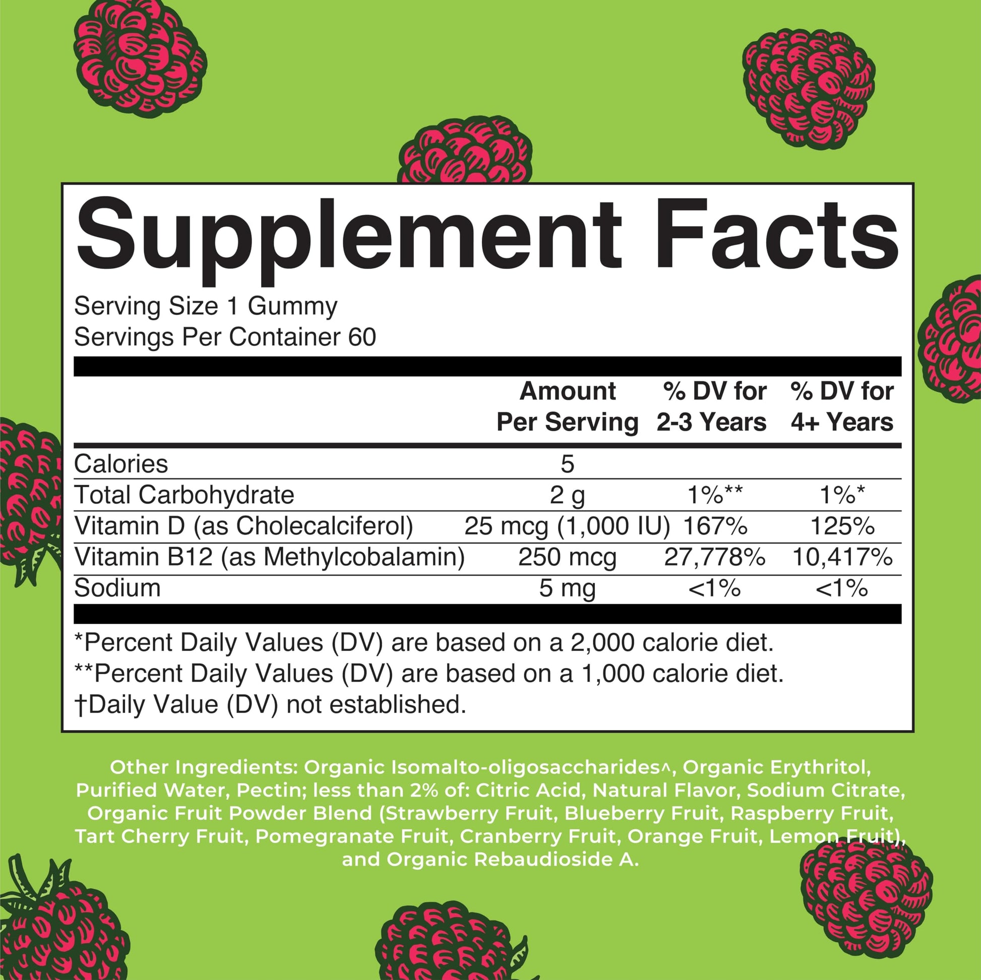 MaryRuth Organics Sugar Free | 2 Month Supply | Vitamin D & B12 Vitamin Supplements for Adults & Kids | Bone Health | Immune Support | Vegan | Non-GMO | 60 Servings MARYRUTH'S uk supplements