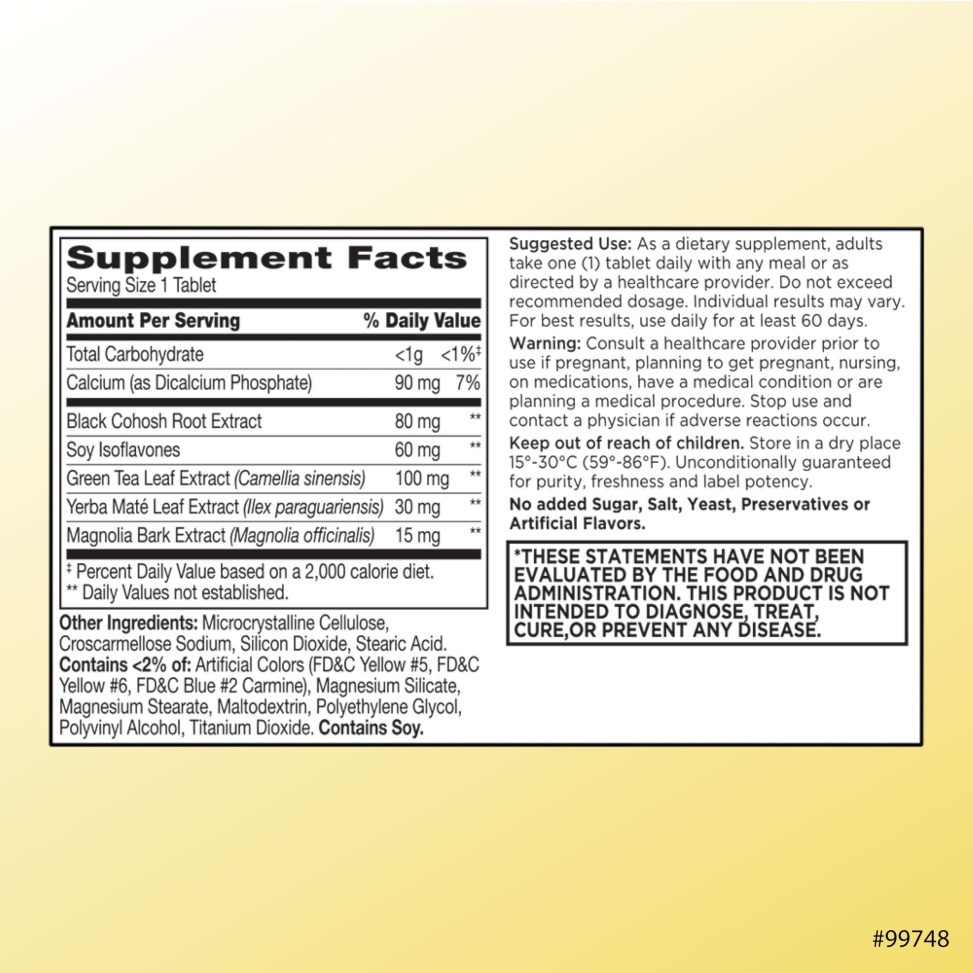 Quality Choice Estro Support Max + Energy Tablets Menopause Support 30 Count Quality Choice uk supplements